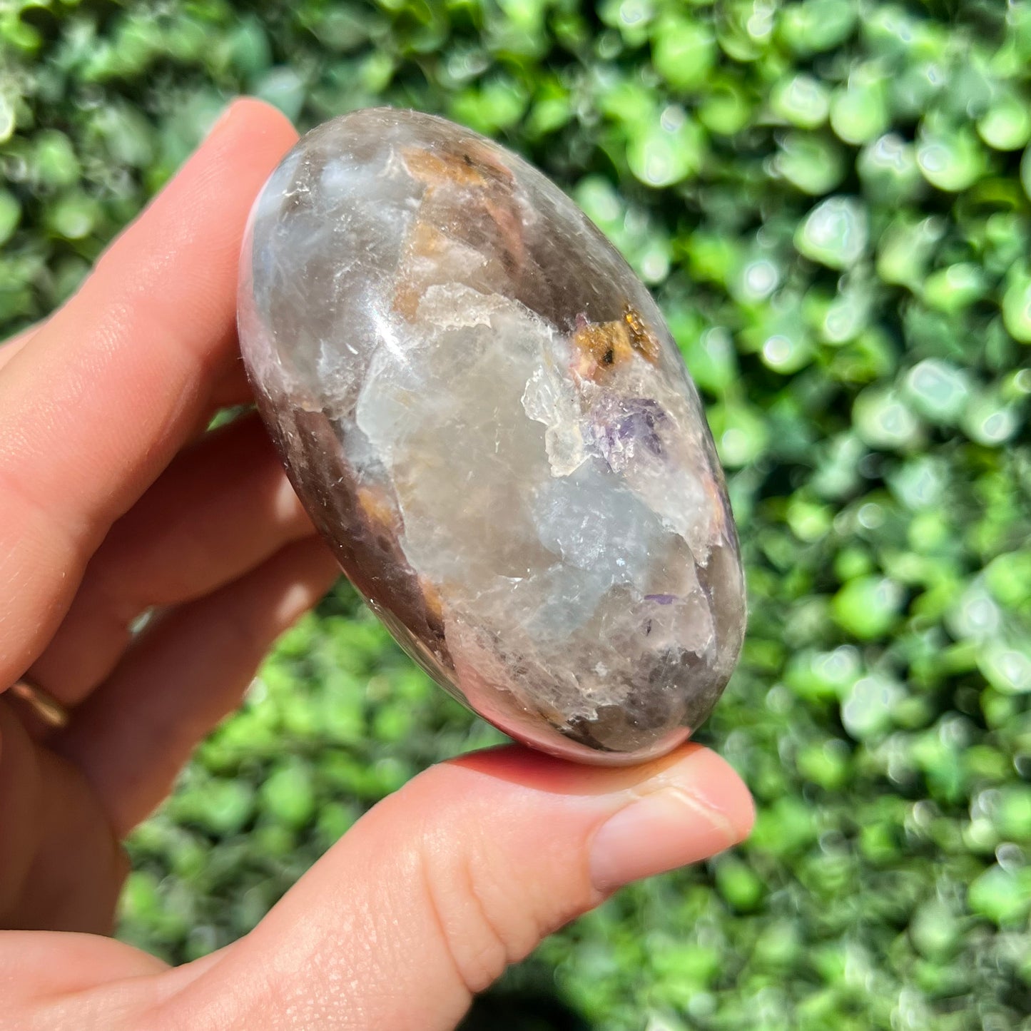 Pink Tourmaline Mix Palm Stone