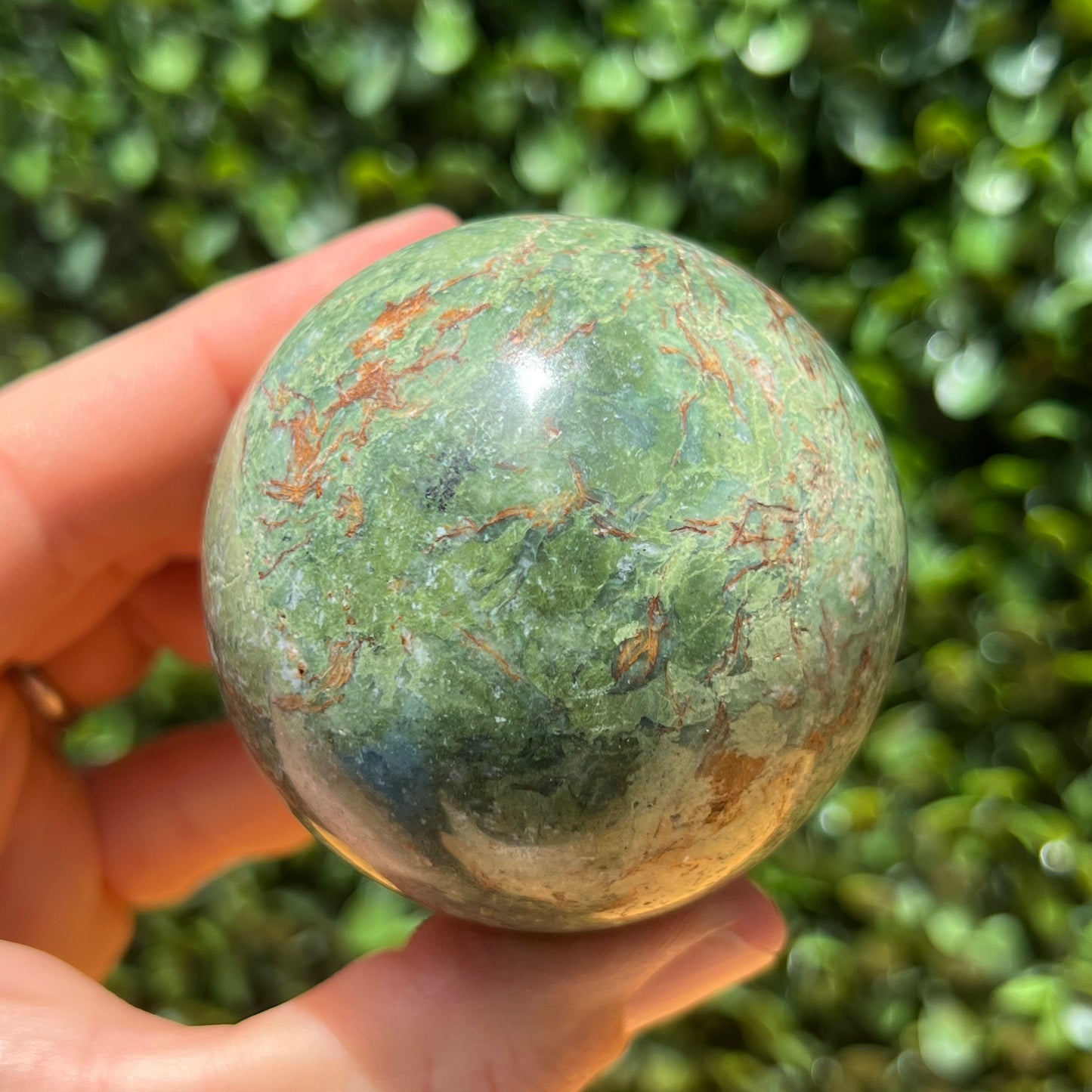 Chrysoprase Sphere