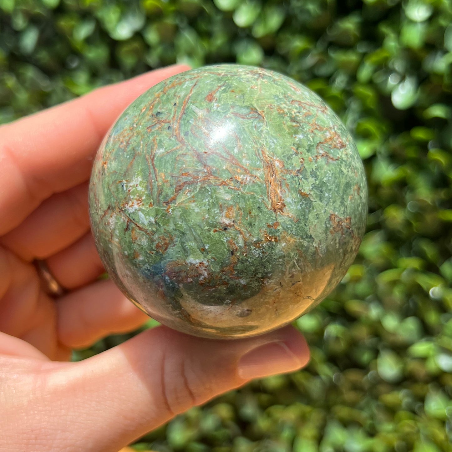 Chrysoprase Sphere