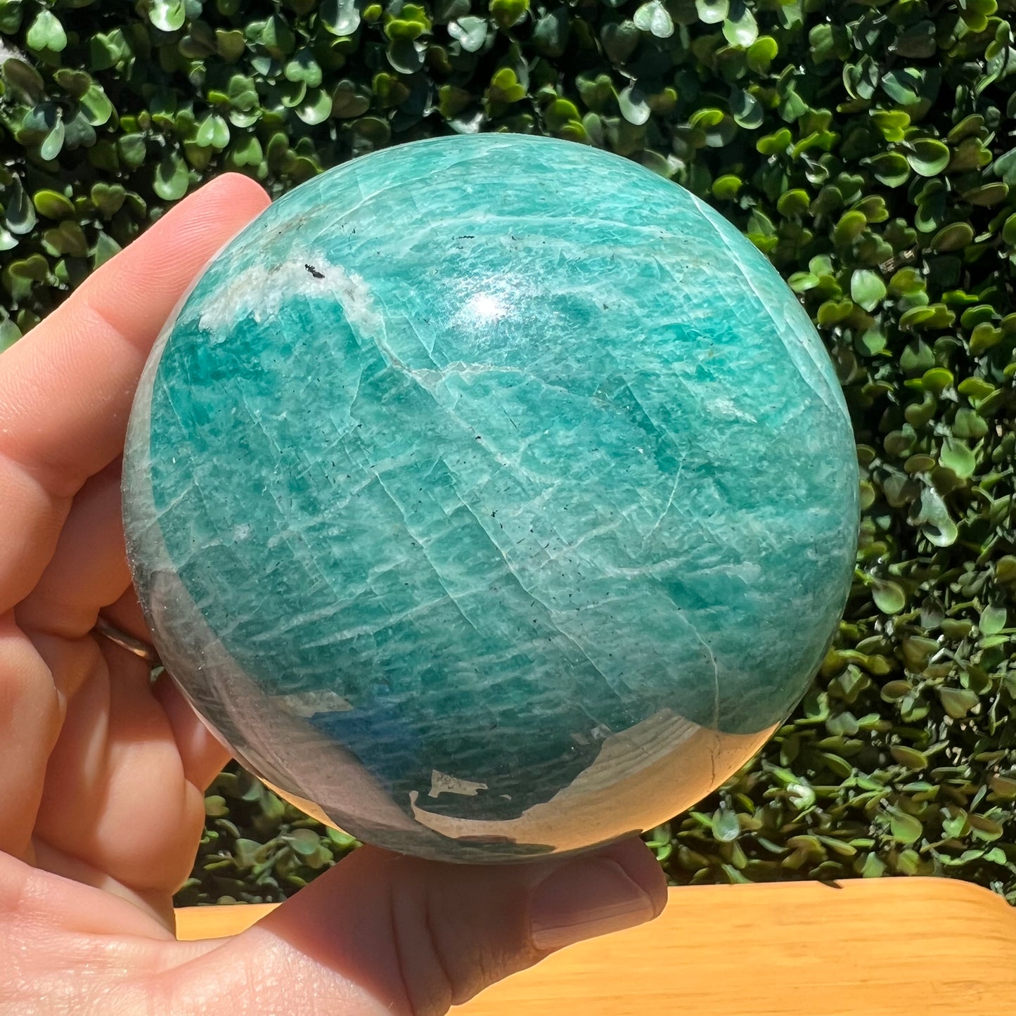 Amazonite Crystal Sphere