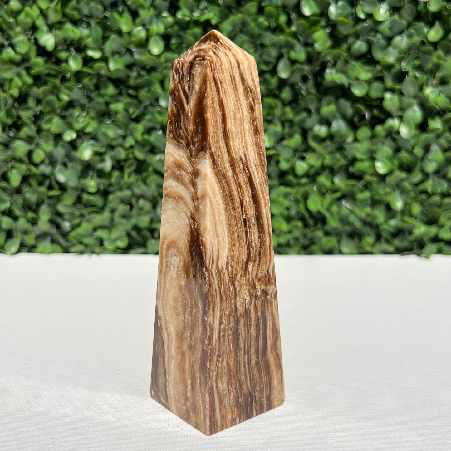 Chocolate Calcite Obelisk