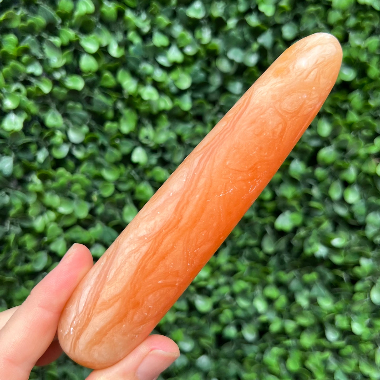 Tangerine Calcite Wand