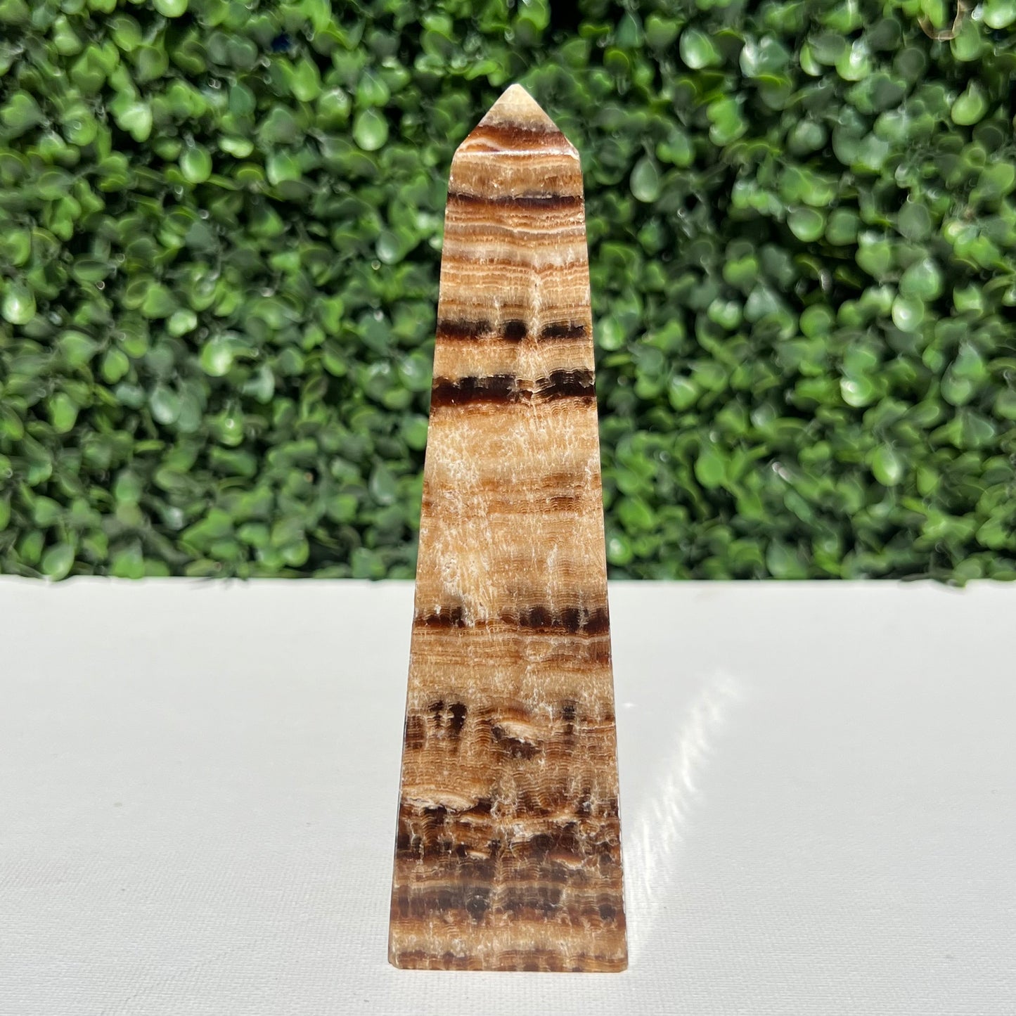 Chocolate Calcite Obelisk