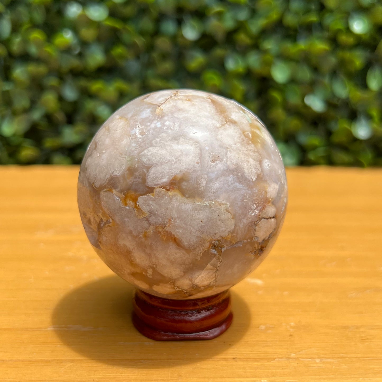 Flower Agate Sphere