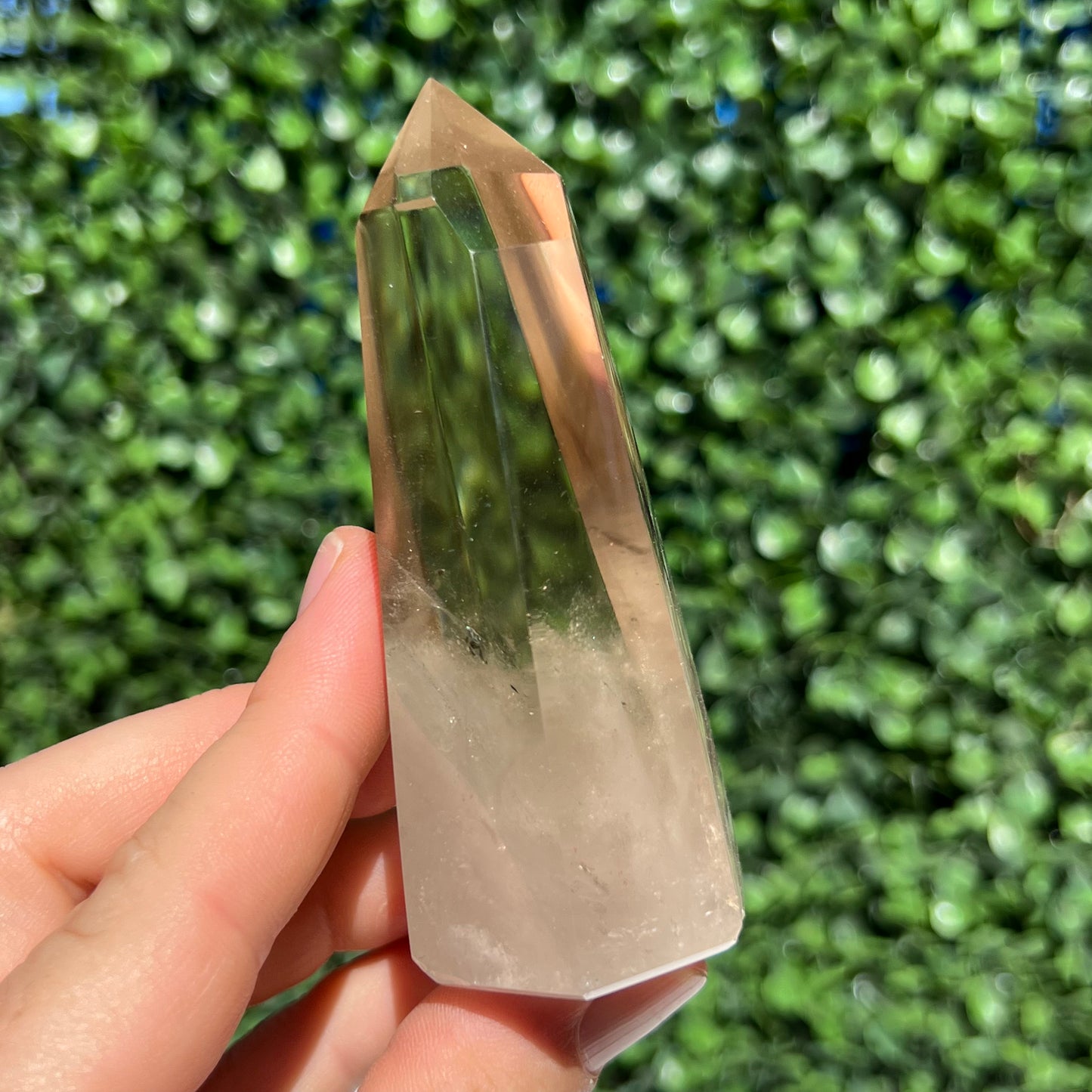 Light Smokey Quartz Tower