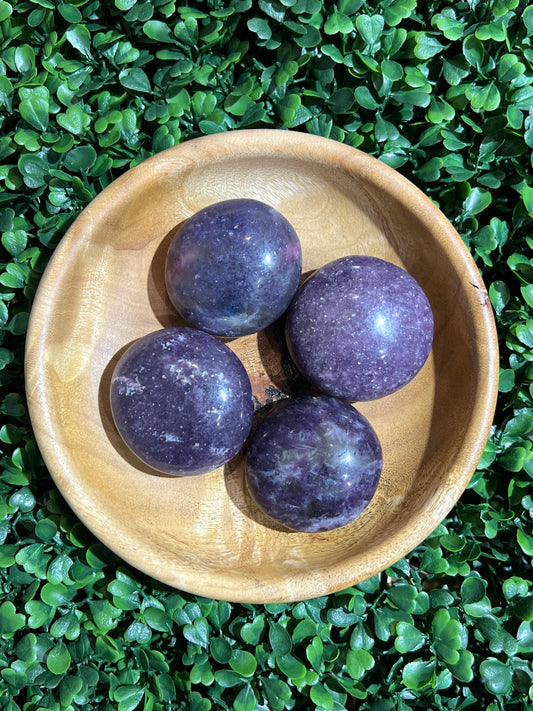 Lepidolite Palm Stone’s