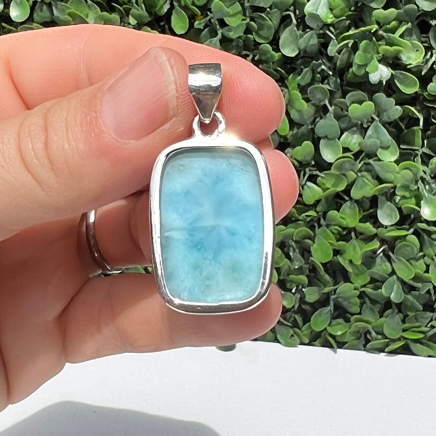 Larimar 925 Silver Pendant