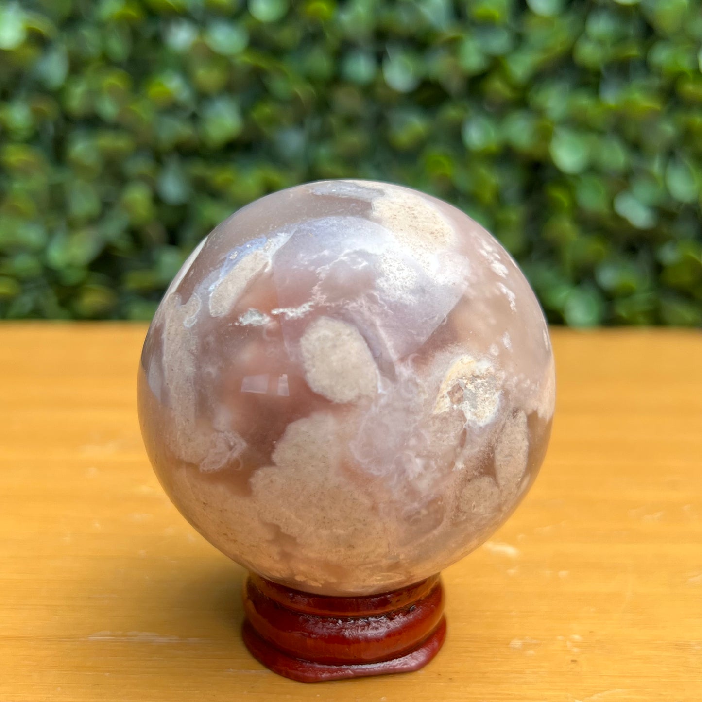 Flower Agate Sphere