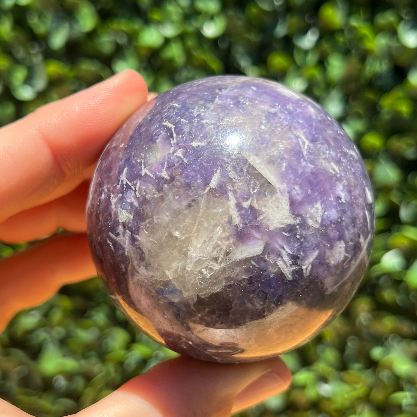 Lepidolite Sphere