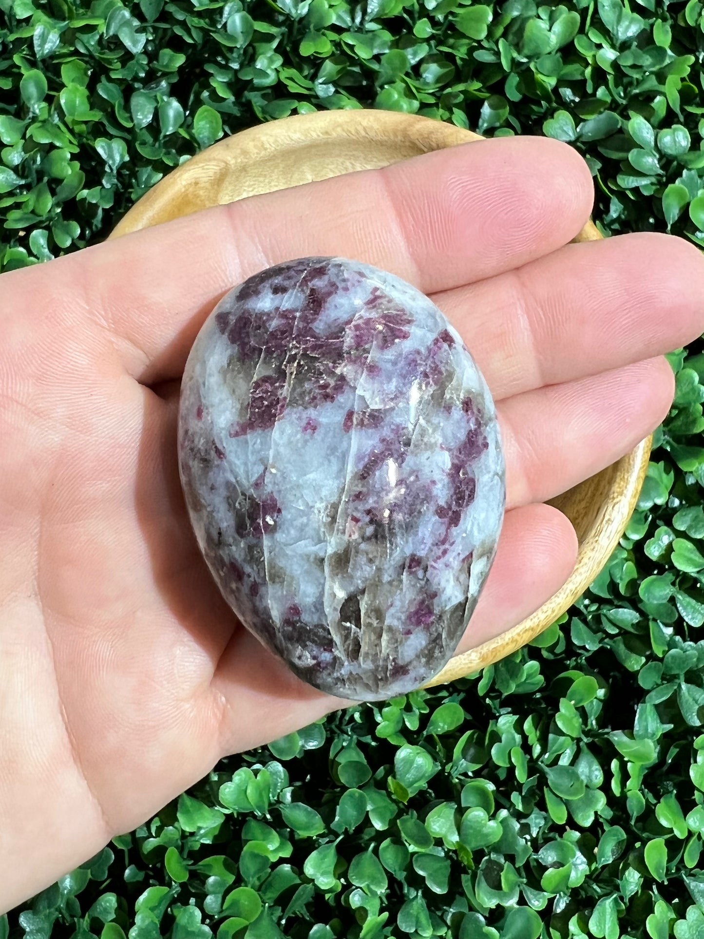 Eudialyte Gemstone Palm Stone’s