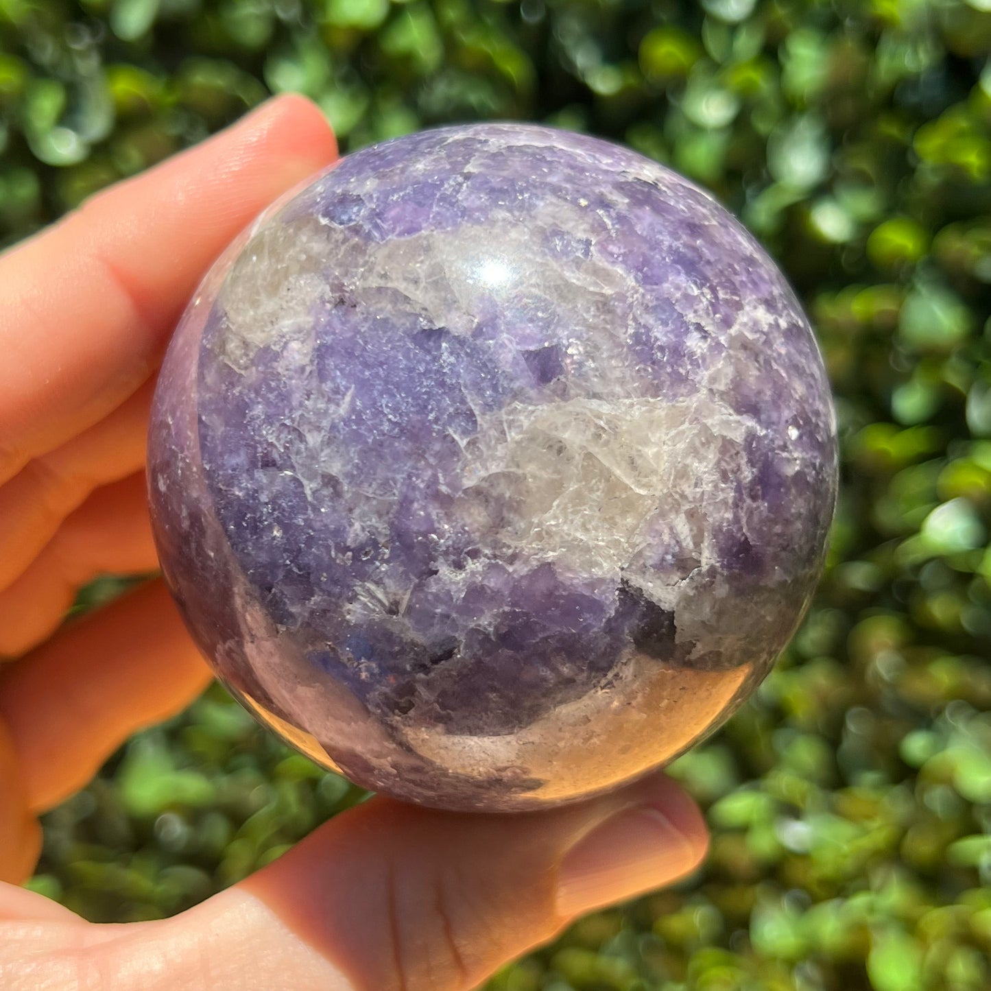 Lepidolite Sphere