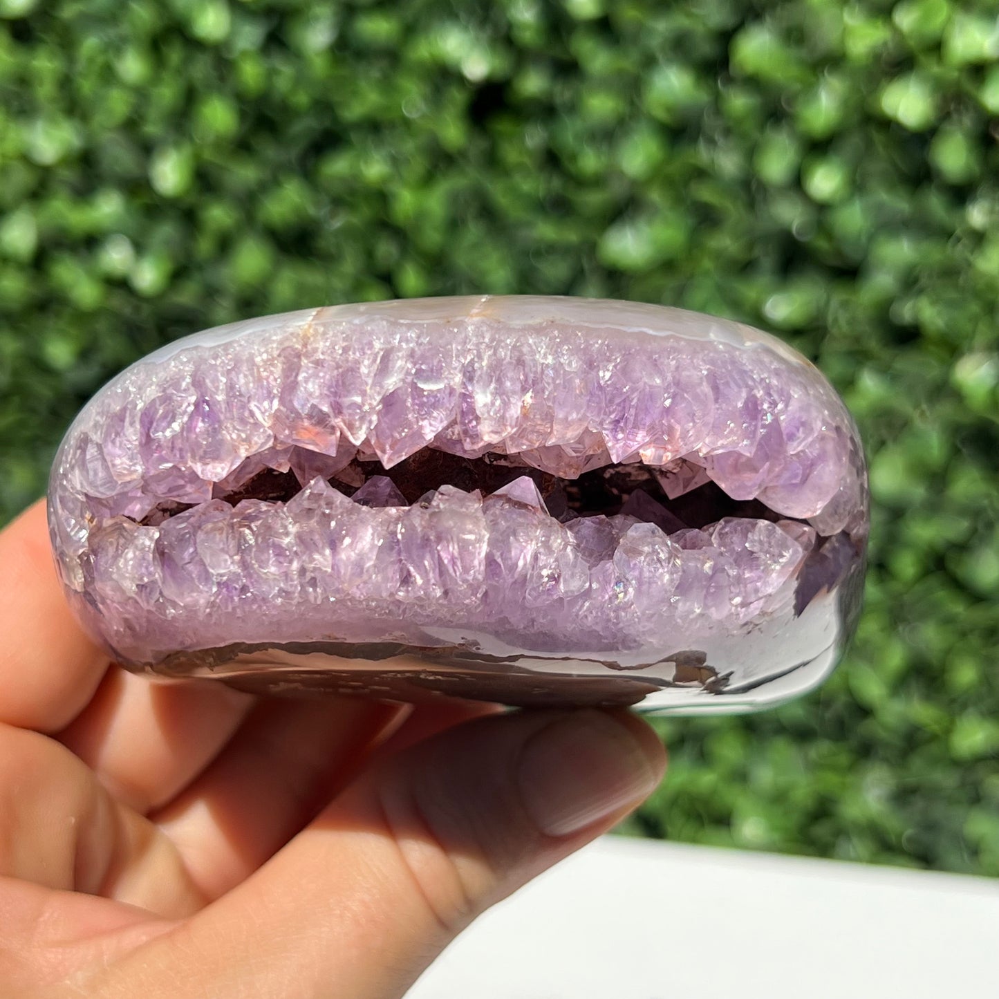 Orca Agate Amethyst Free Form