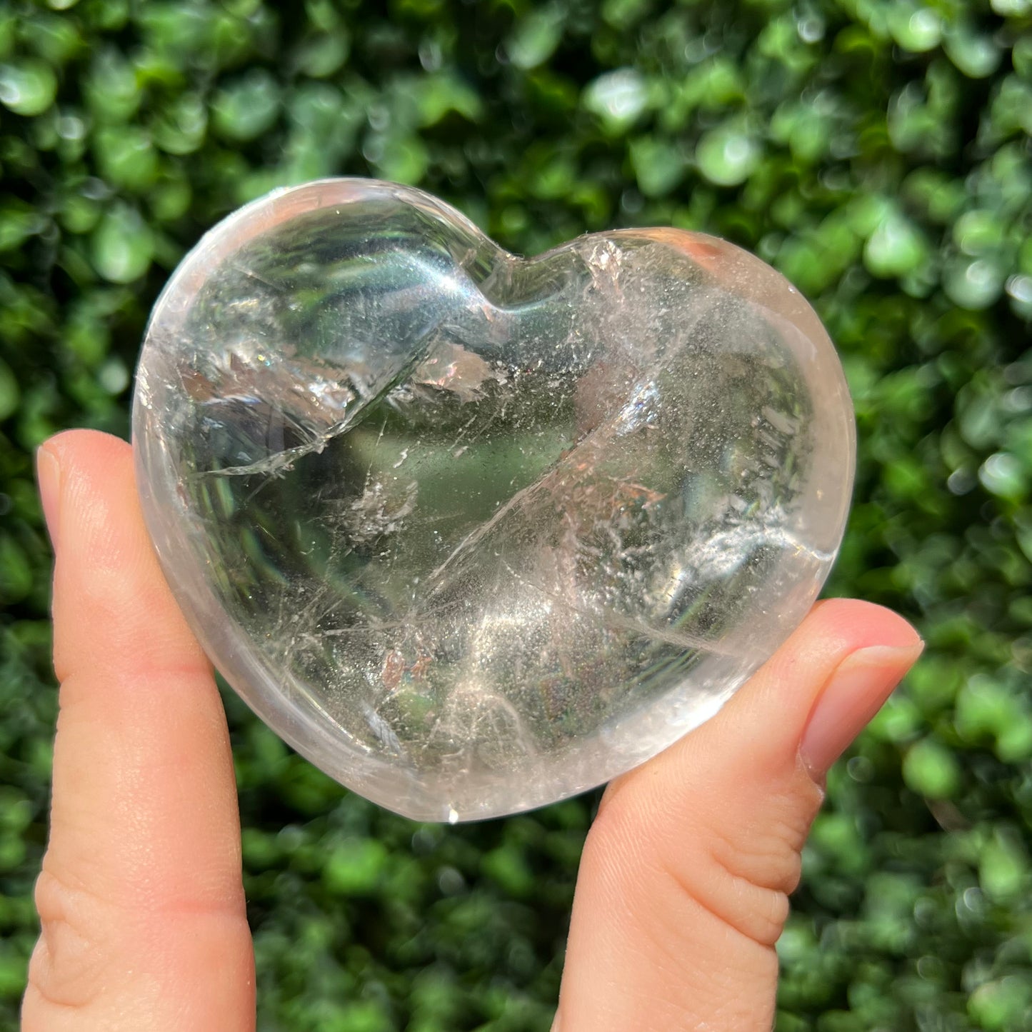 Clear Quartz Heart