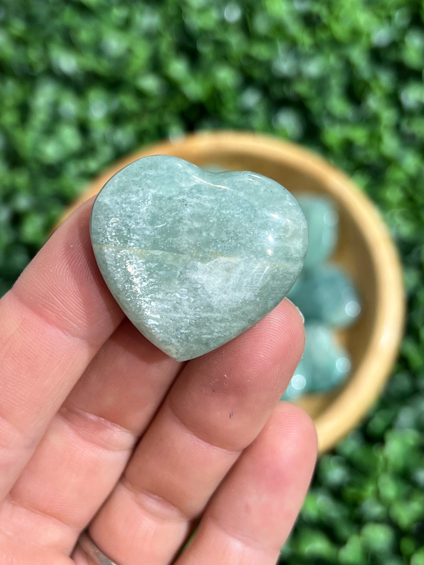 Amazonite Crystal Heart’s Small
