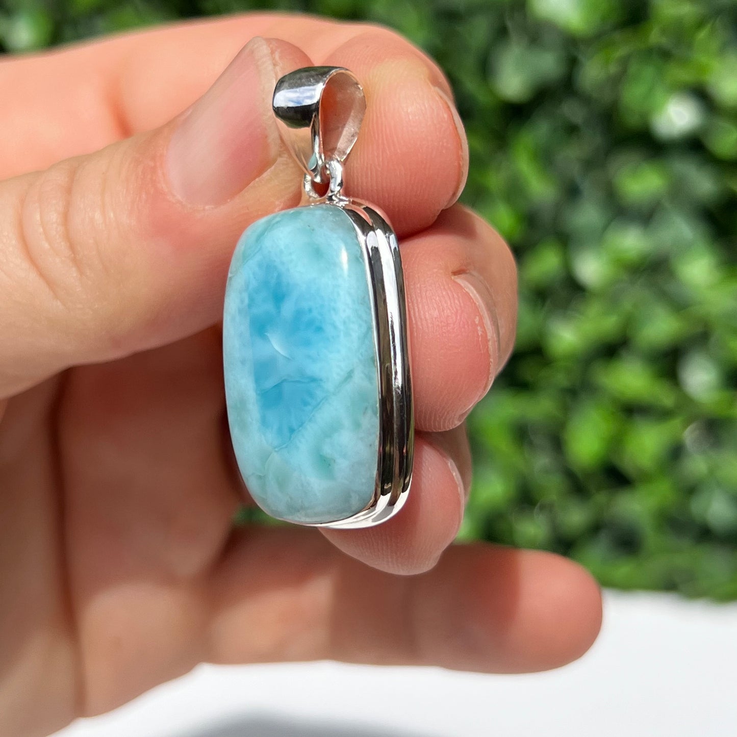 Larimar 925 Silver Pendant