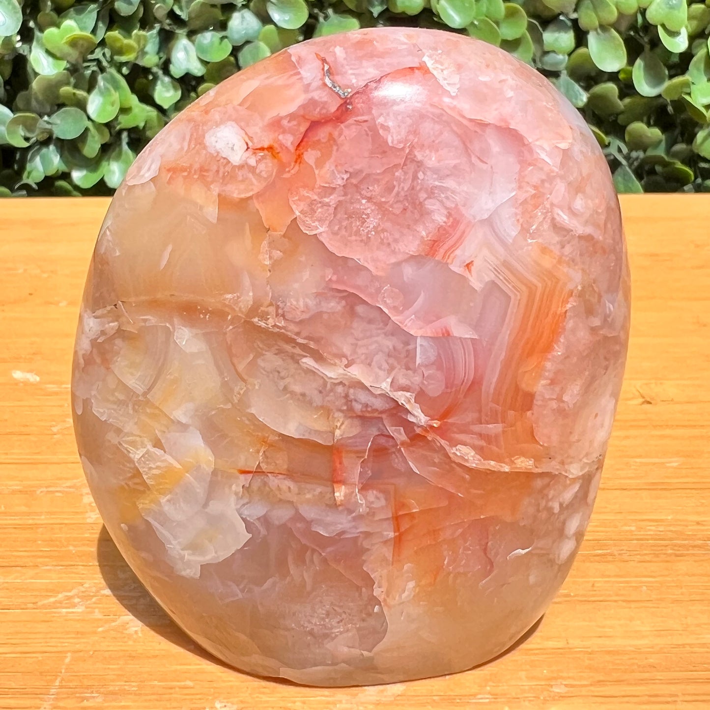 Flower Agate Free Form