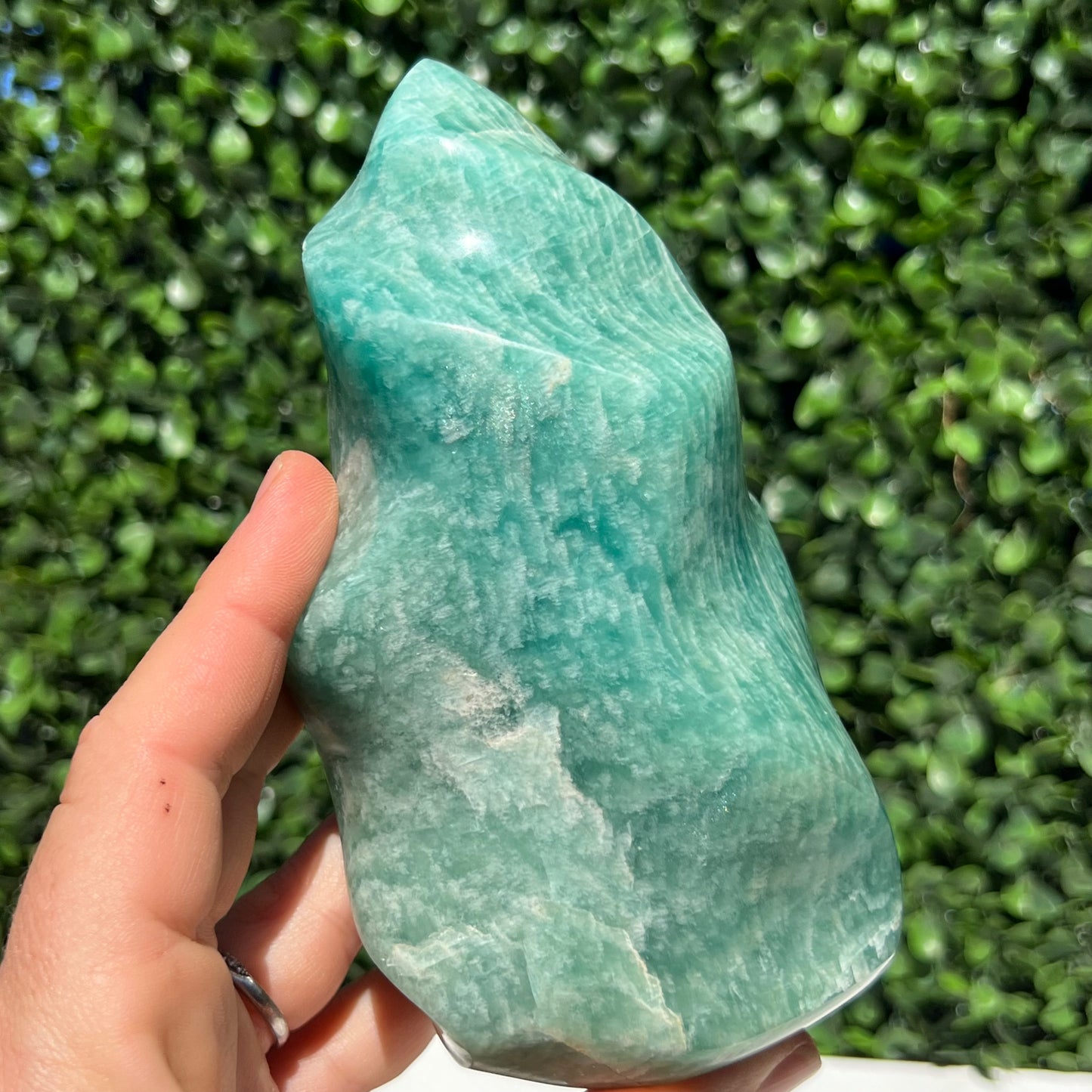 Amazonite Crystal Flame