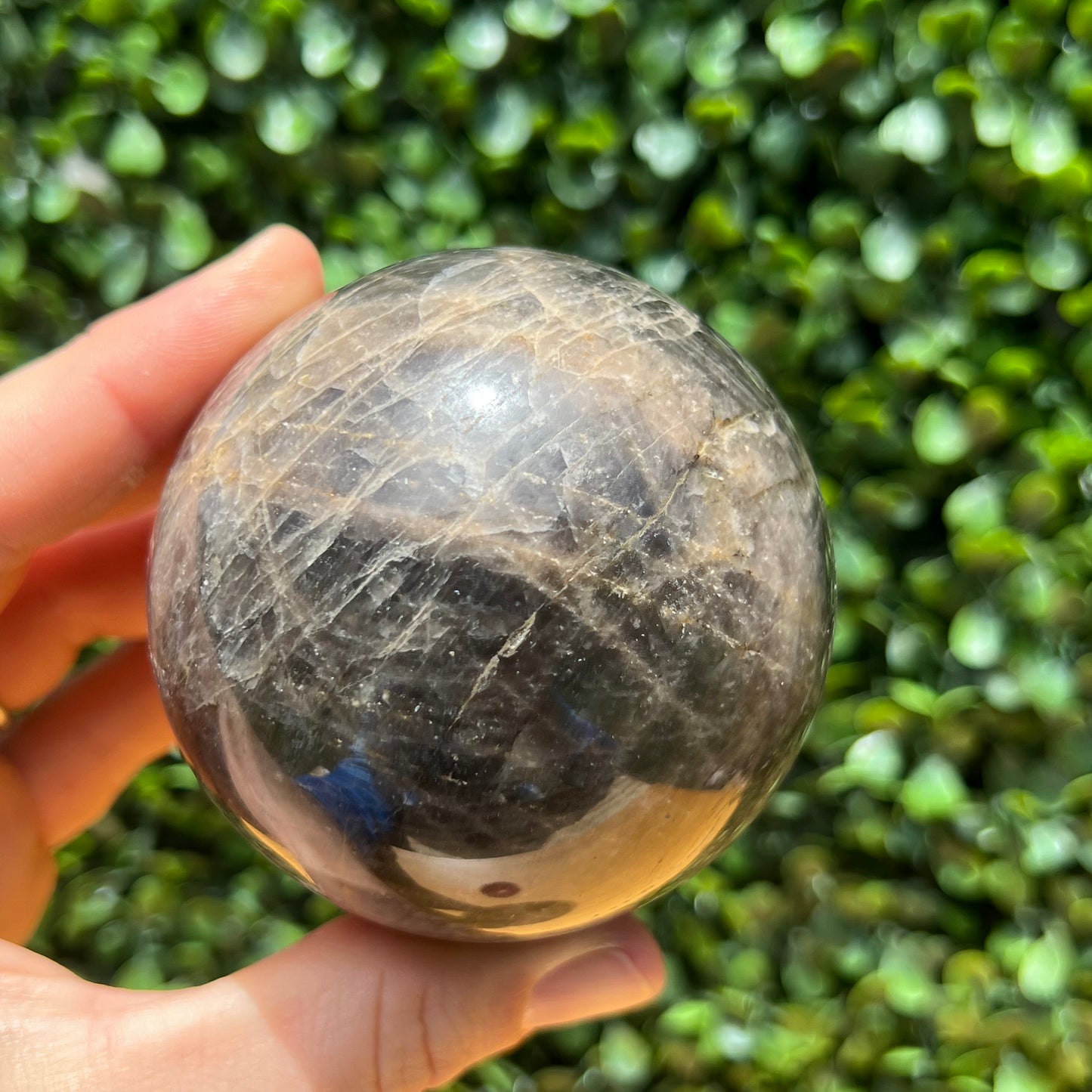 Black Moonstone Sphere