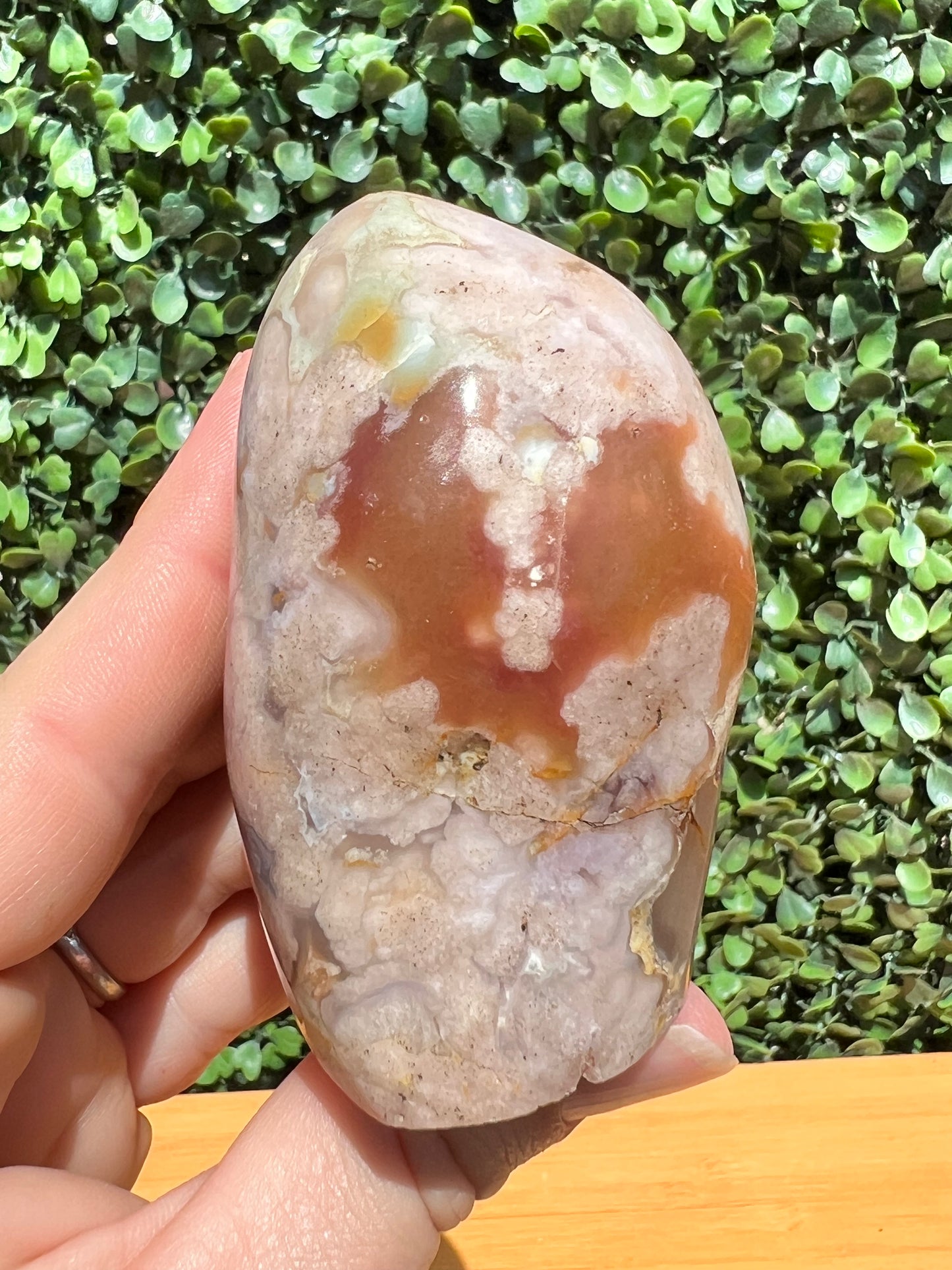Flower Agate Free Form