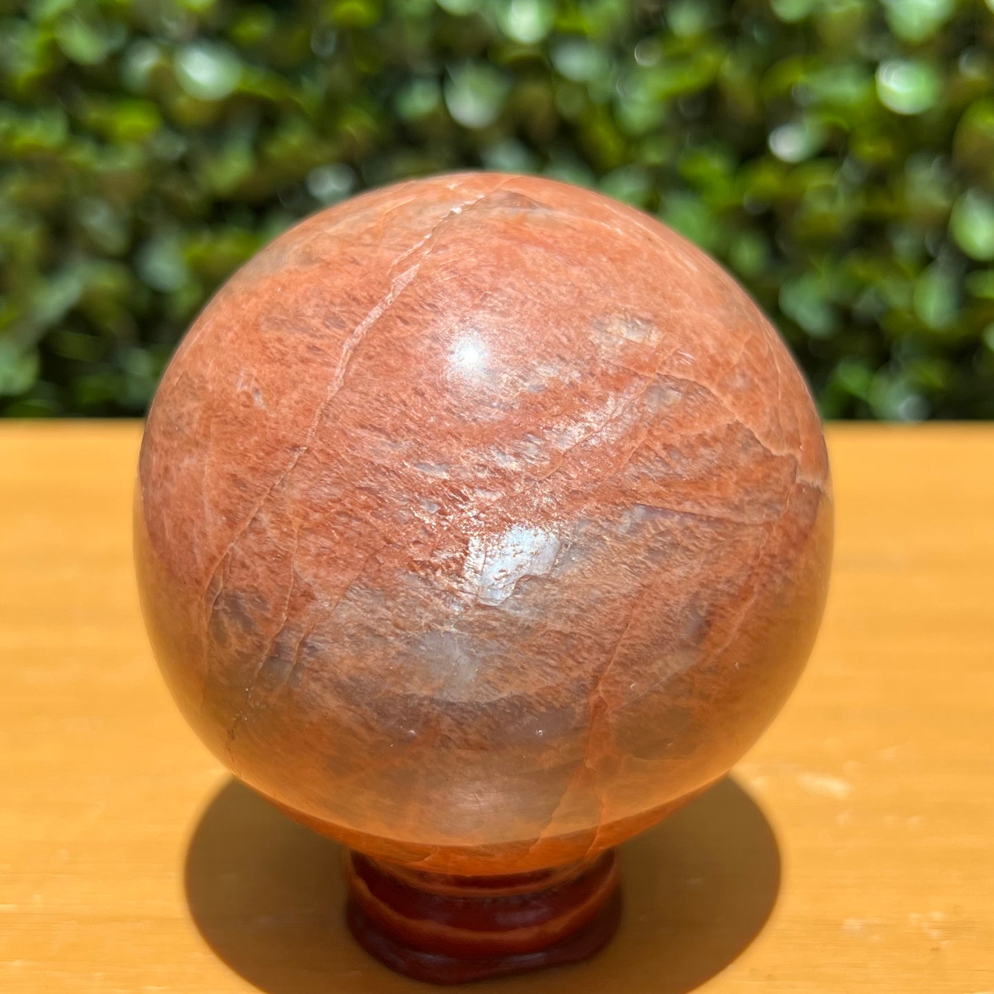 Peach Moonstone Sphere