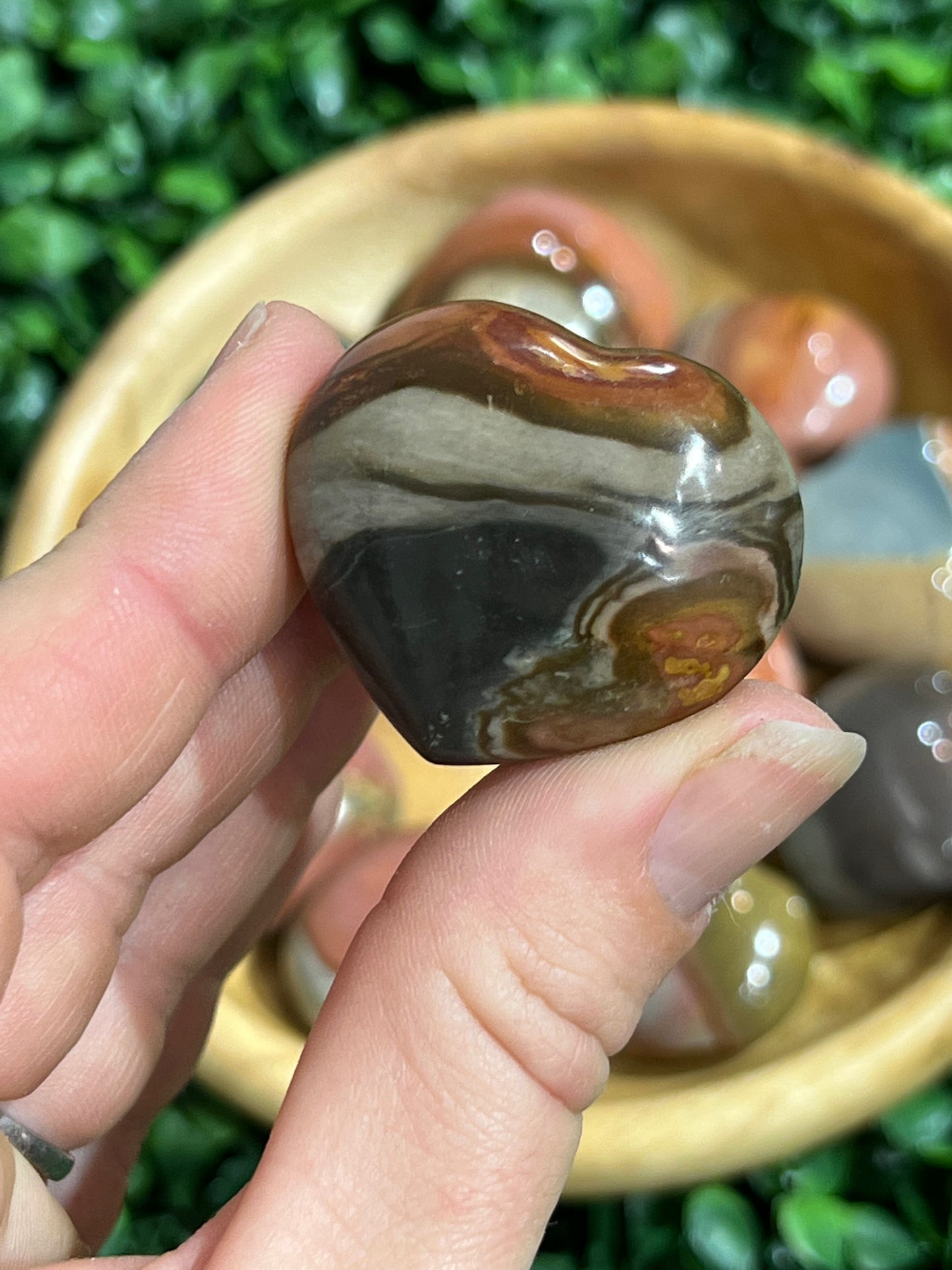 Polychrome Desert Japser Heart’s