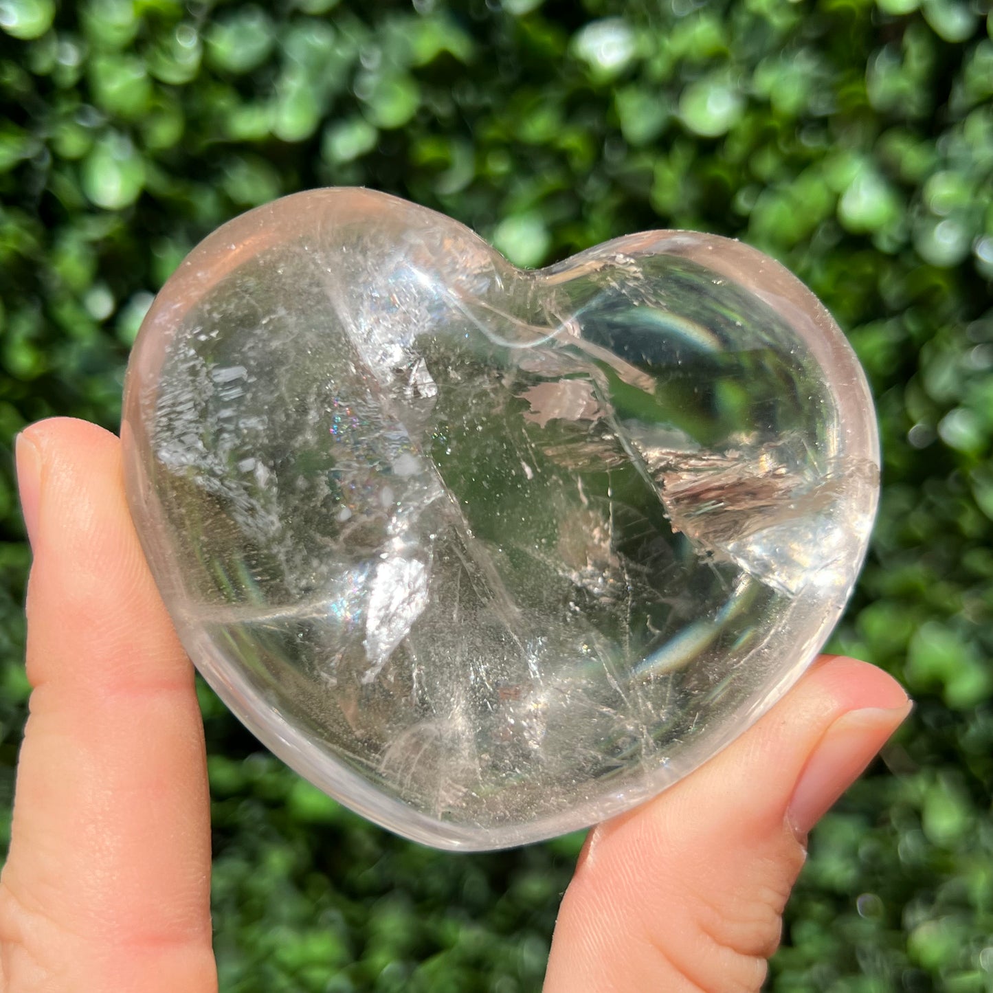 Clear Quartz Heart