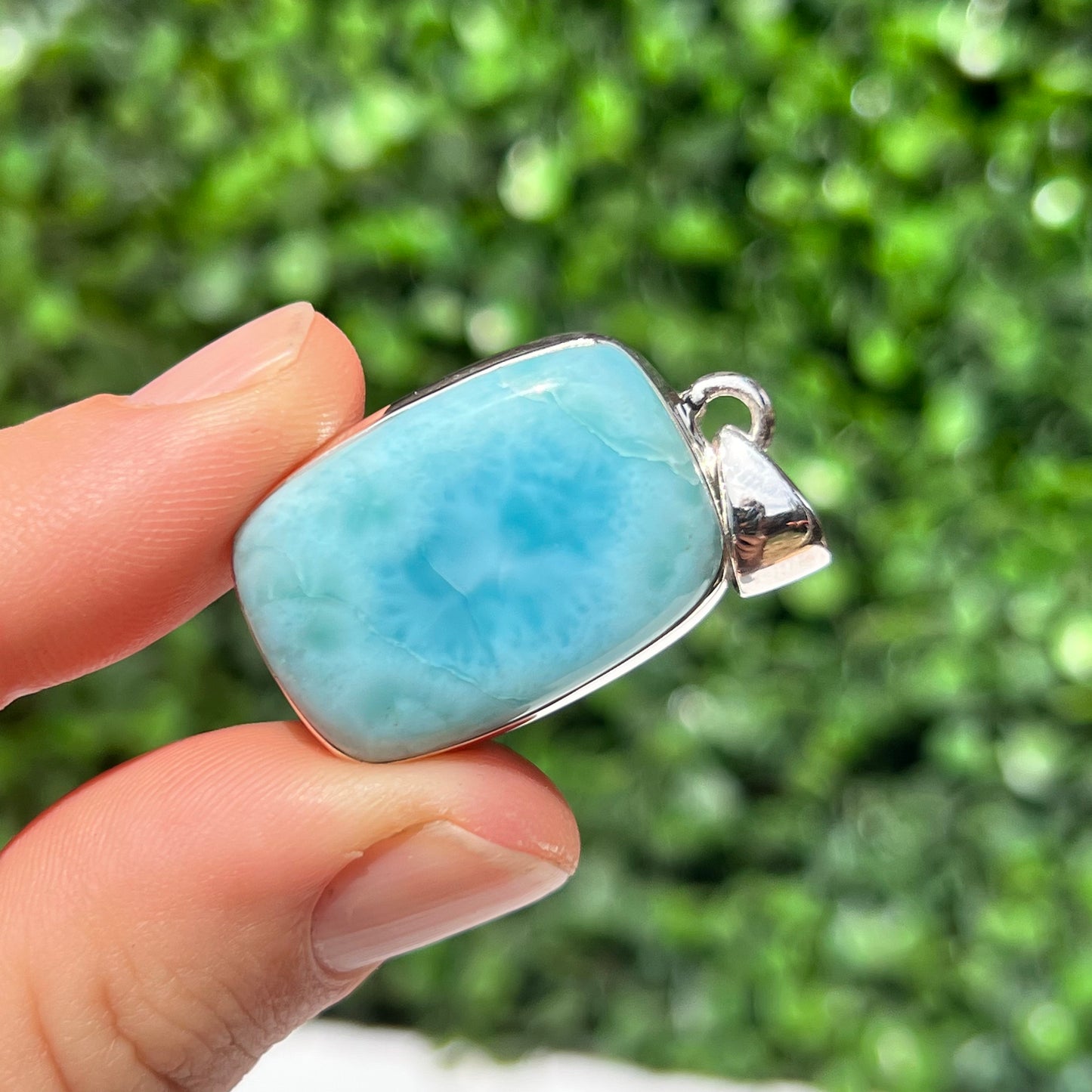 Larimar 925 Silver Pendant