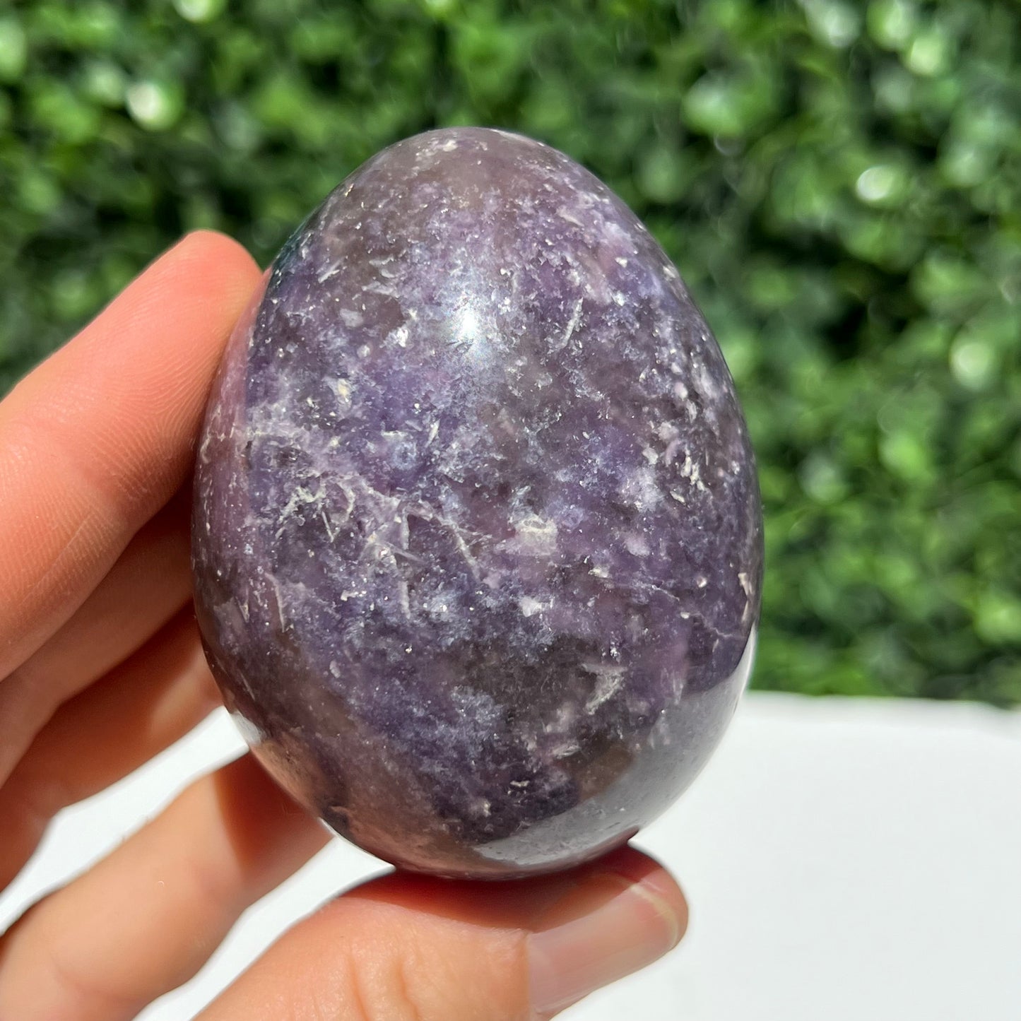 Lepidolite Egg