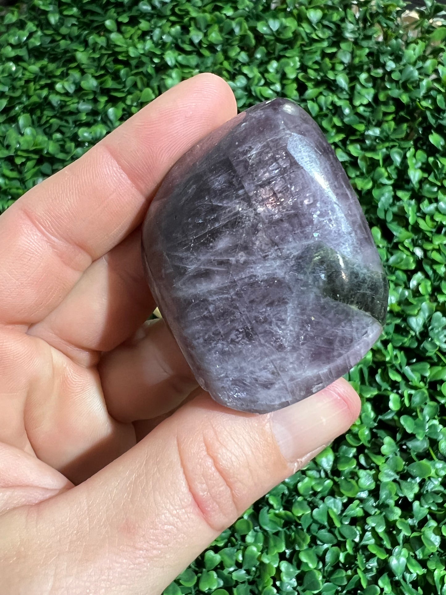 Rare Purple Anhydrite Palm Stone’s