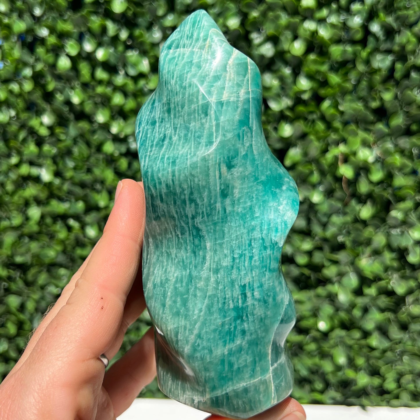 Amazonite Crystal Flame