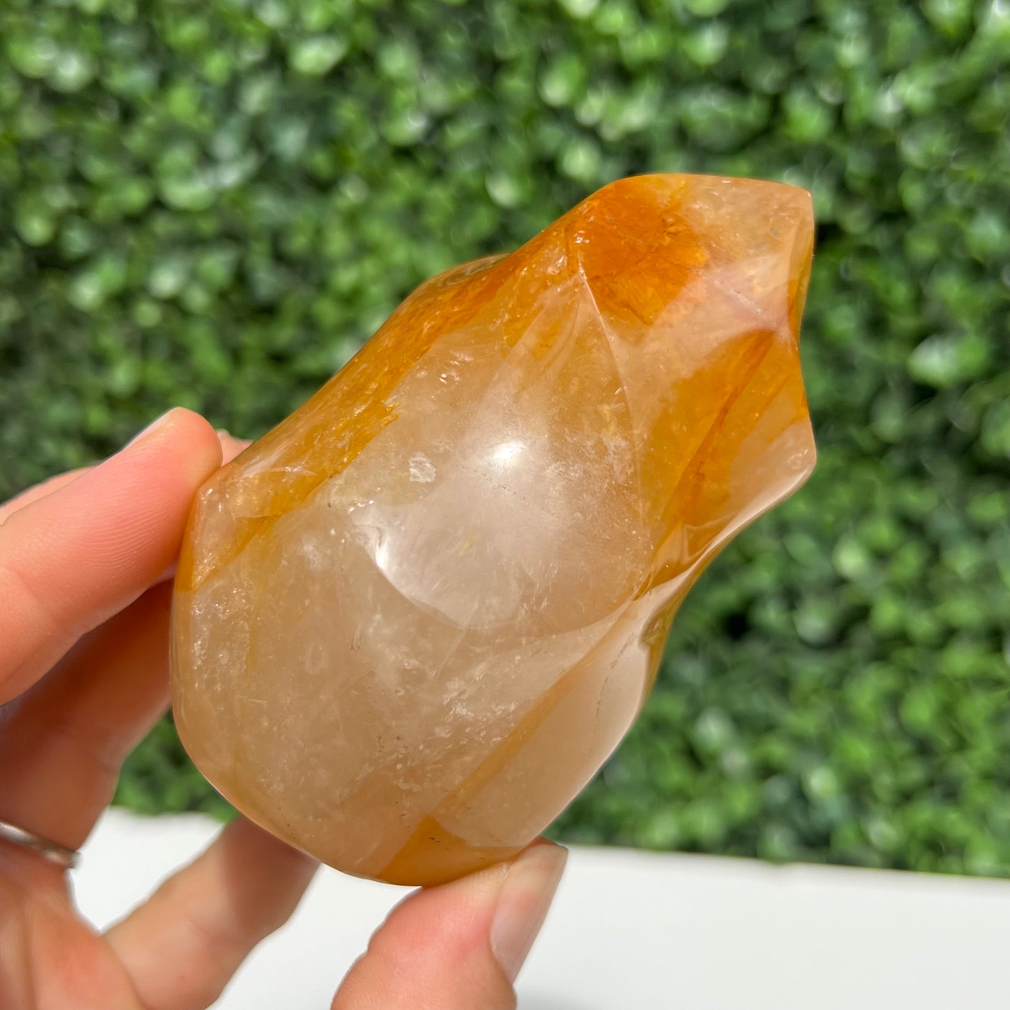 Golden Healer Quartz Flame