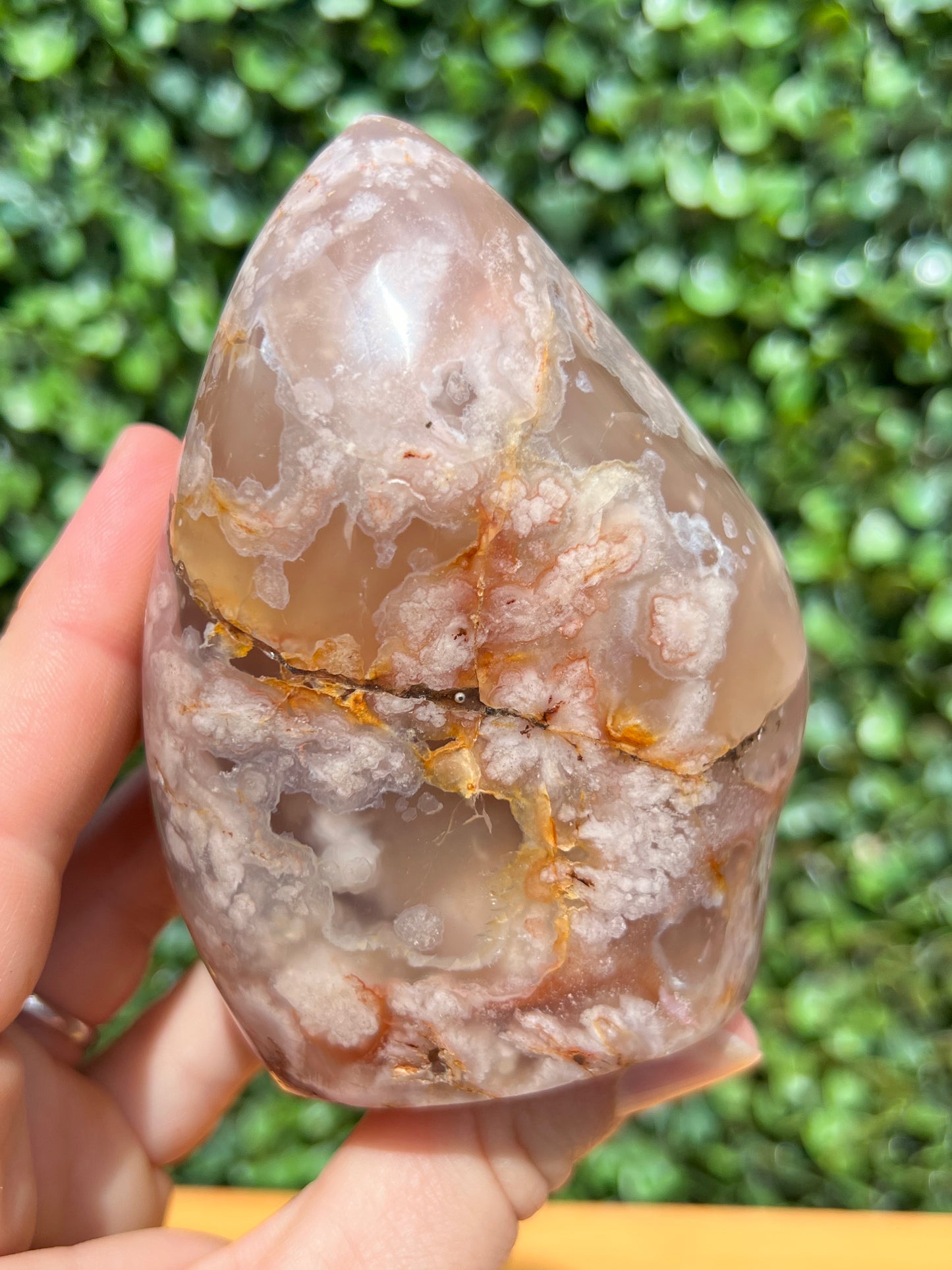 Flower Agate Free Form