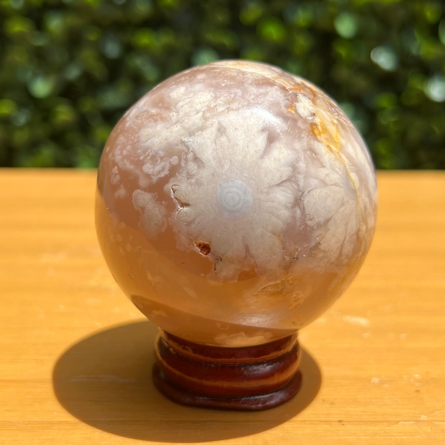 Flower Agate Sphere