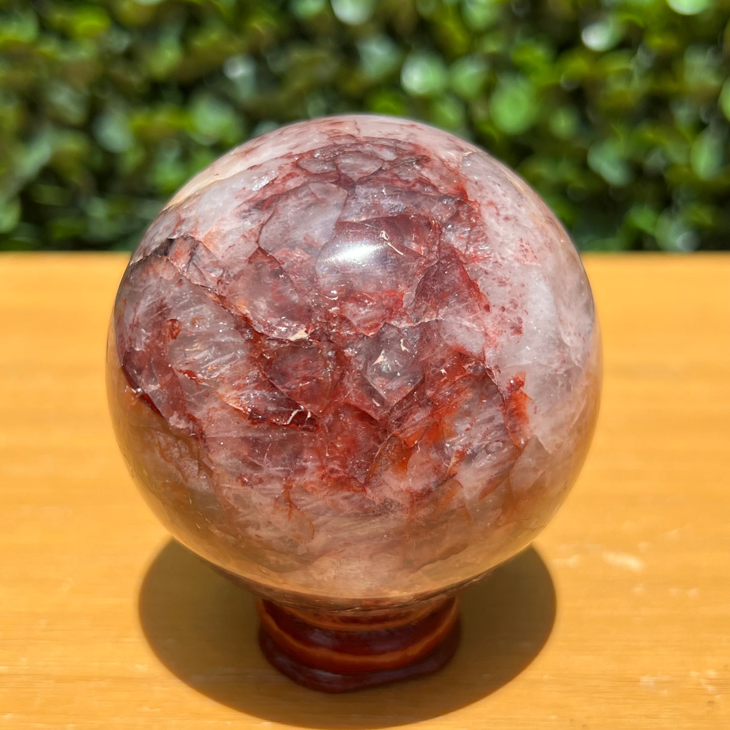 Fire Quartz Sphere