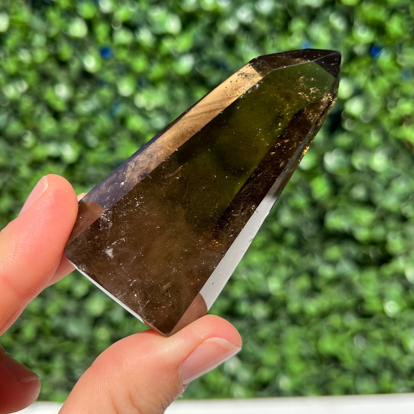 100% Natural Smokey Citrine Tower