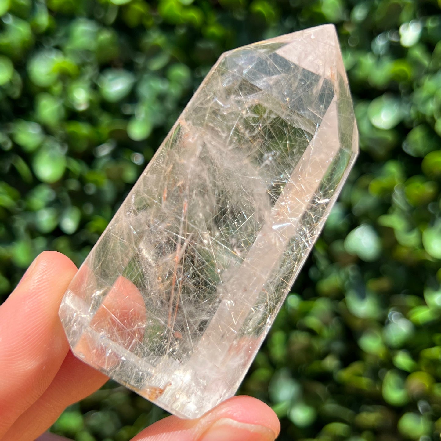 Rutilated Quartz Tower