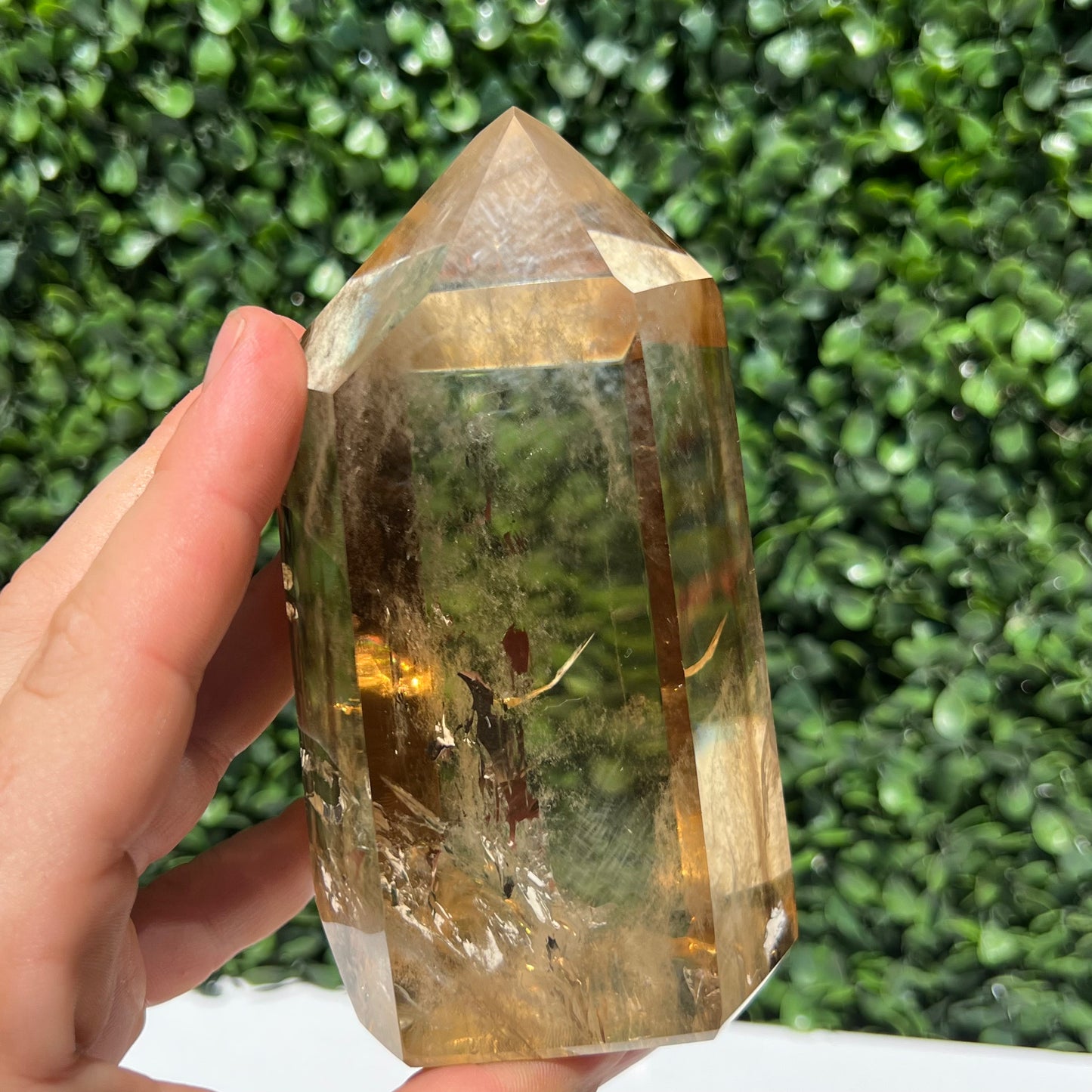 100% Natural Citrine Tower