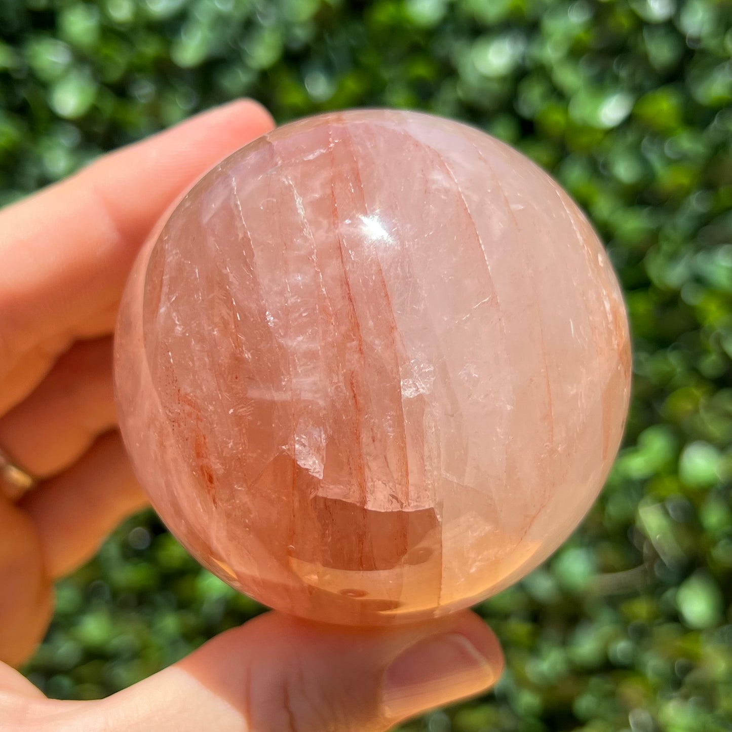 Fire Quartz Sphere