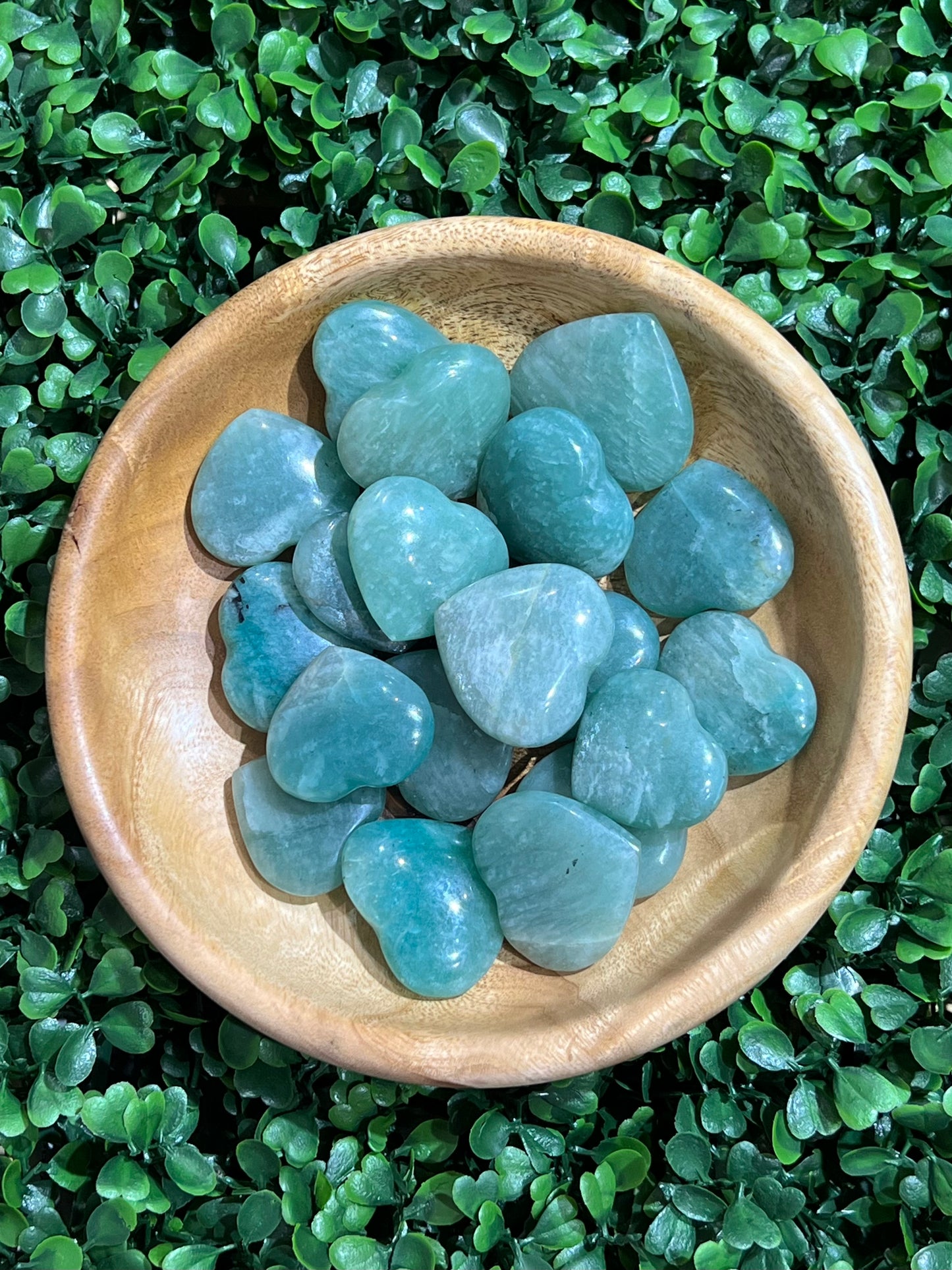 Amazonite Crystal Heart’s Small
