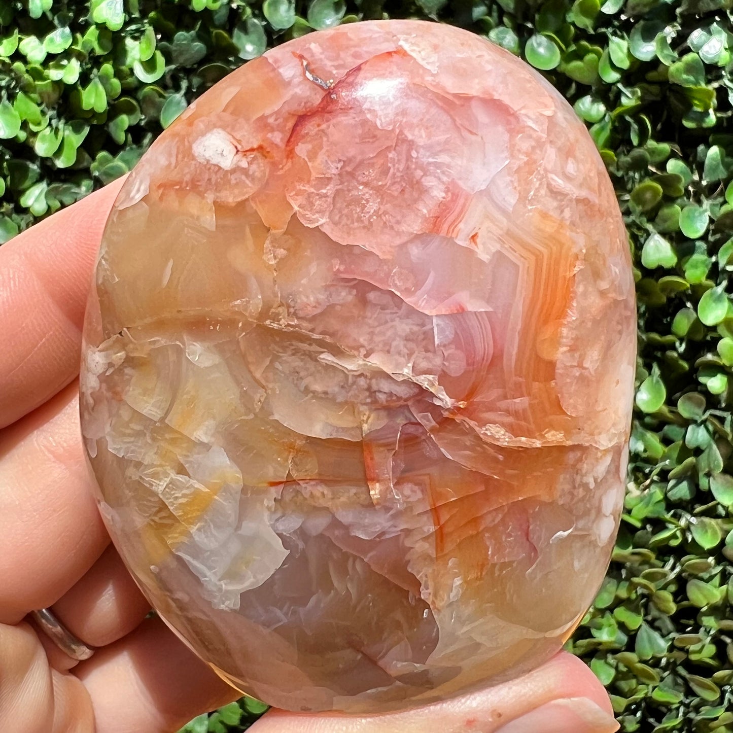 Flower Agate Free Form