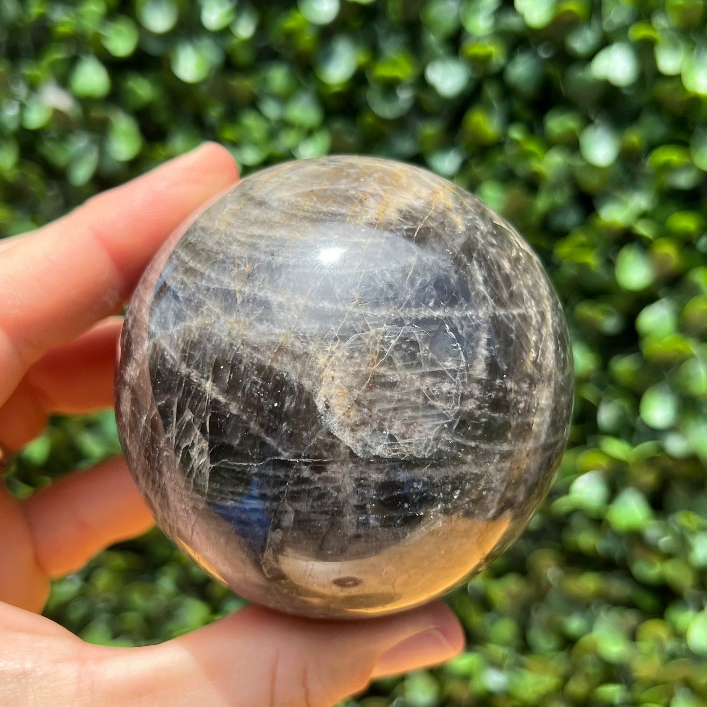Black Moonstone Sphere