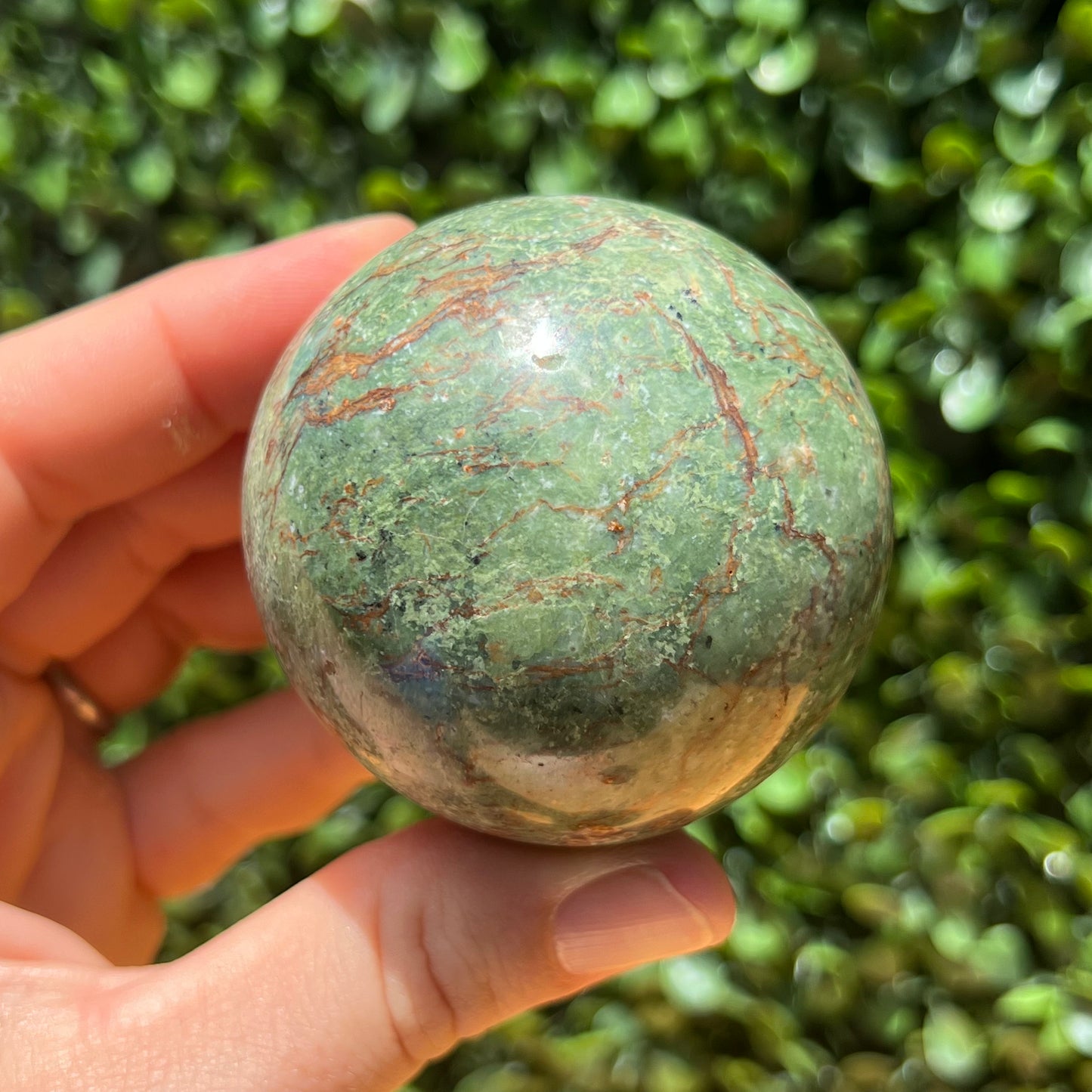 Chrysoprase Sphere