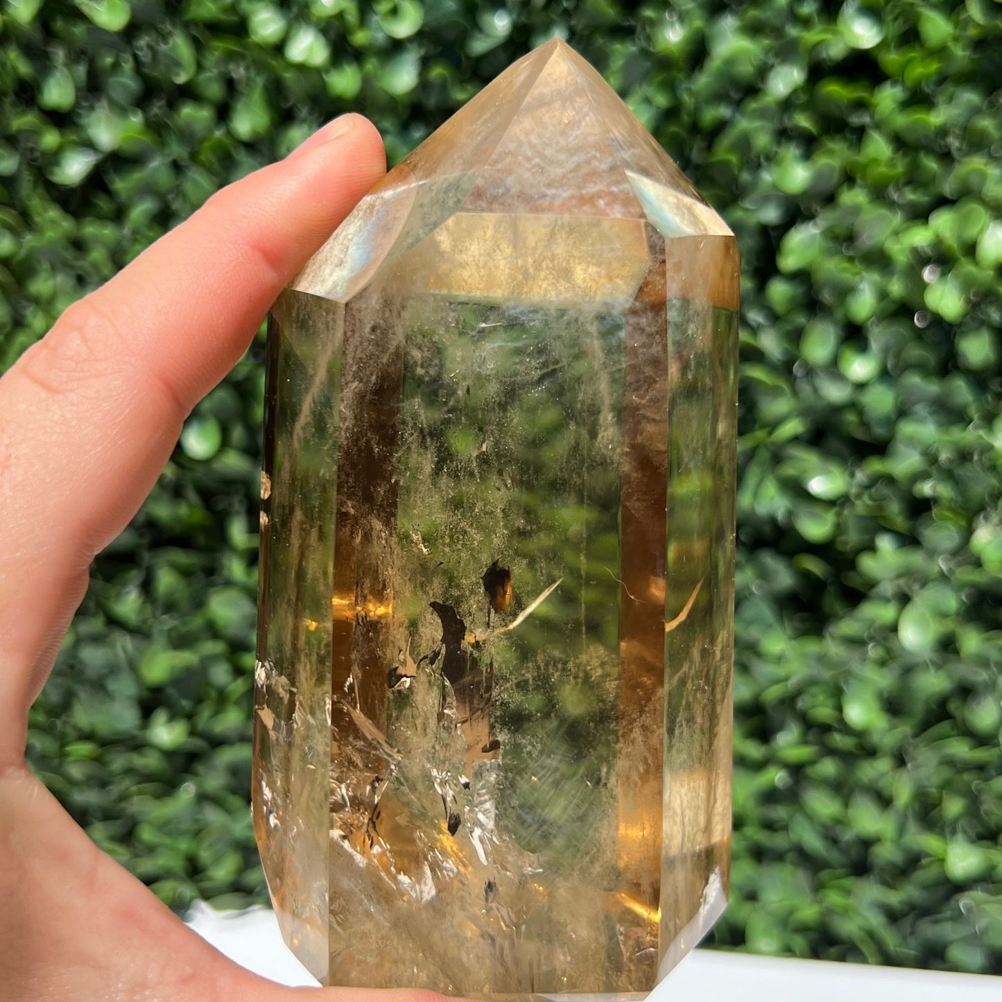 100% Natural Citrine Tower