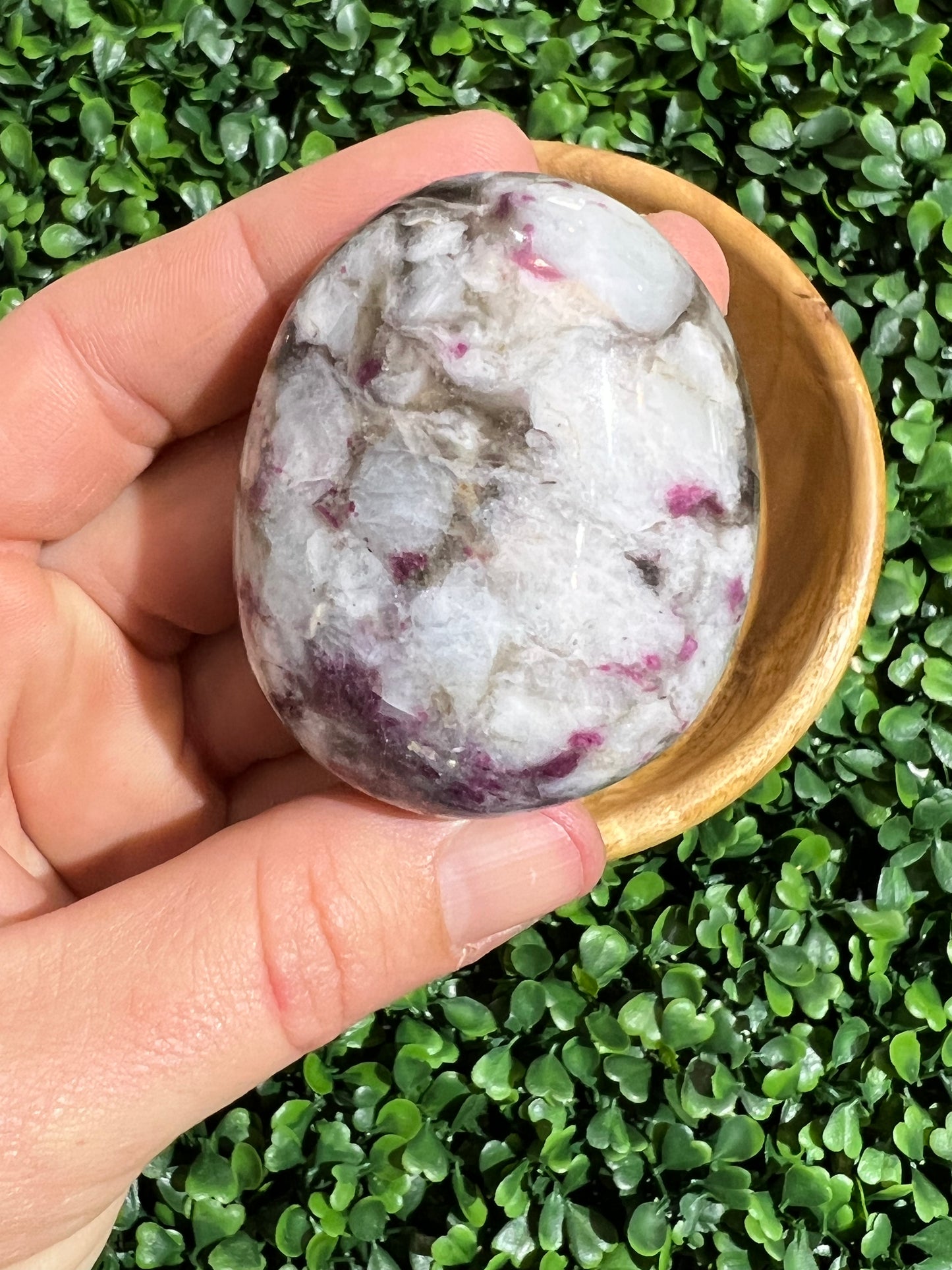 Eudialyte Gemstone Palm Stone’s