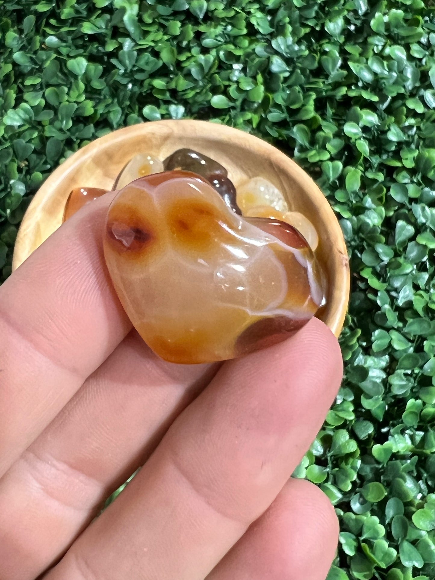 Carnelian Heart’s (Small)