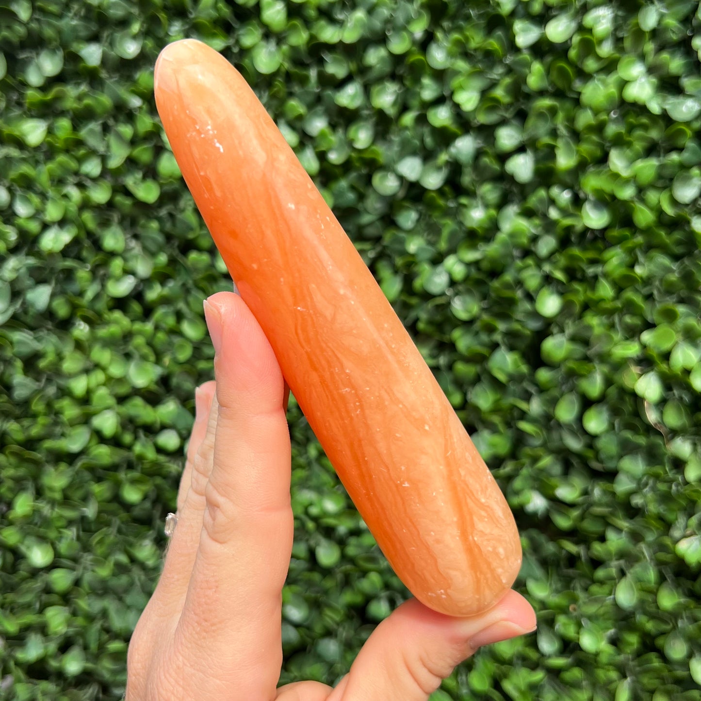 Tangerine Calcite Wand