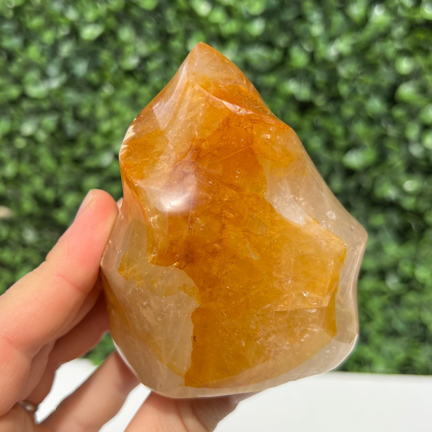 Golden Healer Quartz Flame