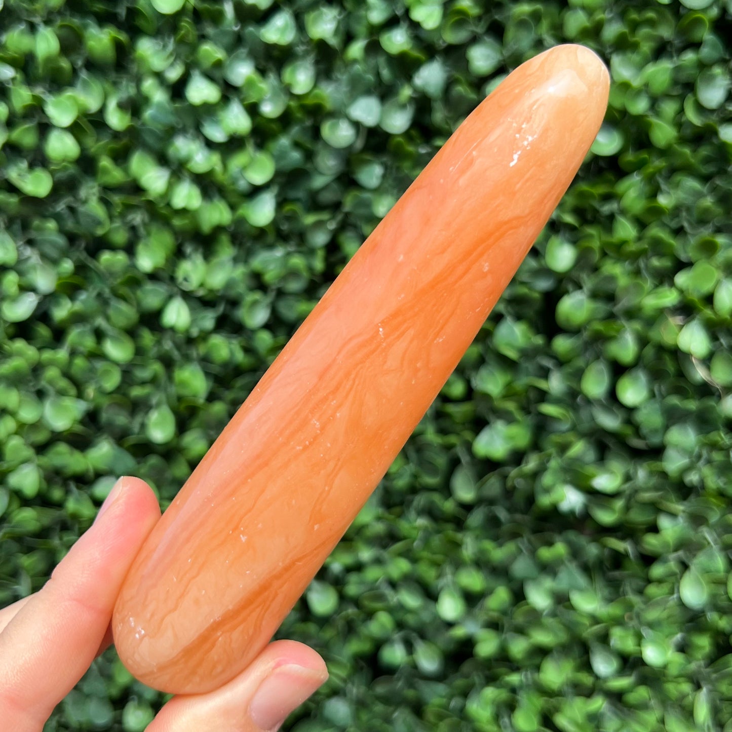 Tangerine Calcite Wand
