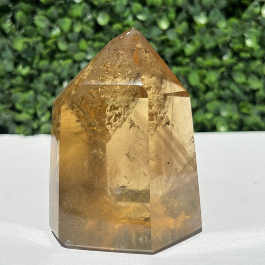 100% Natural Citrine Tower