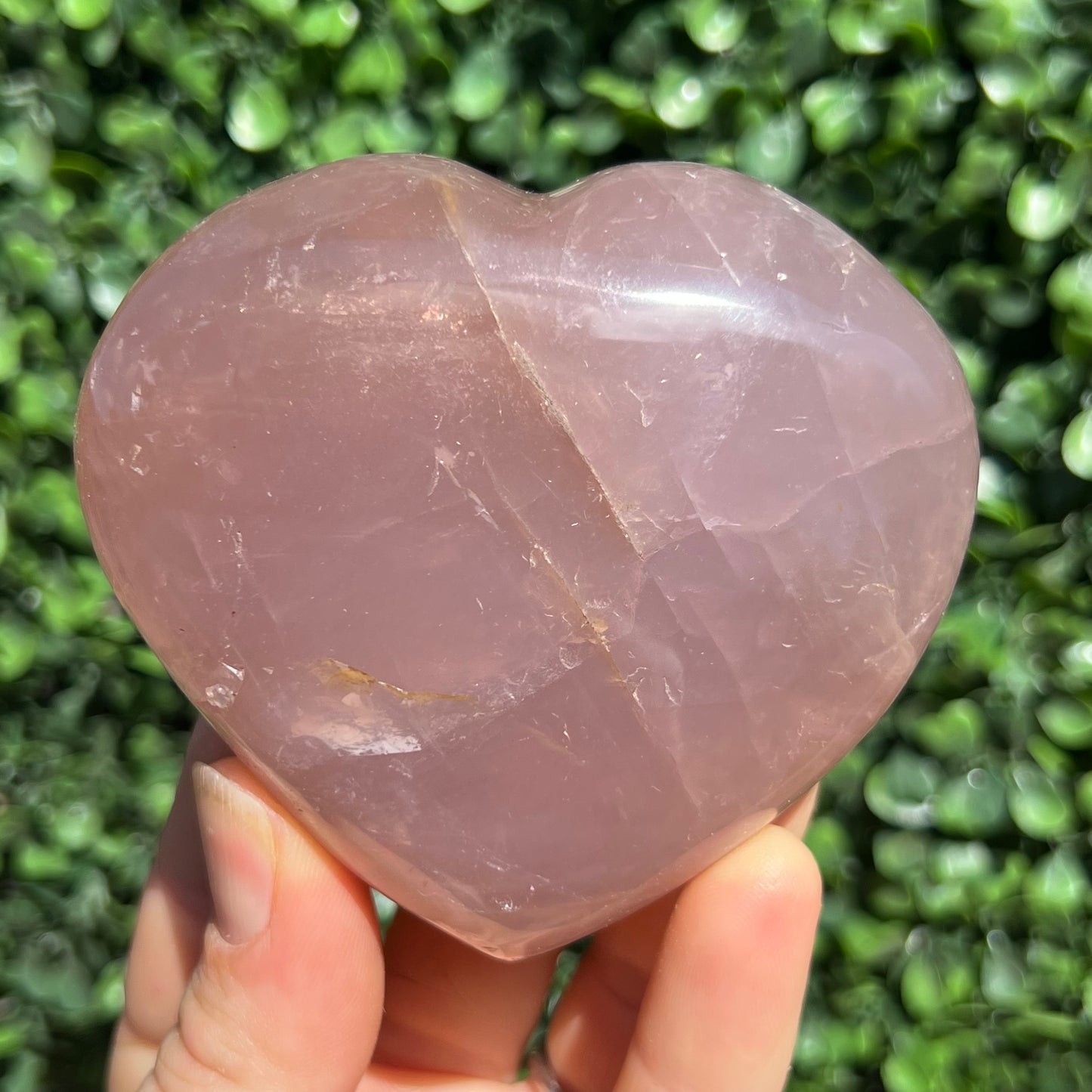 Rose Quartz Heart